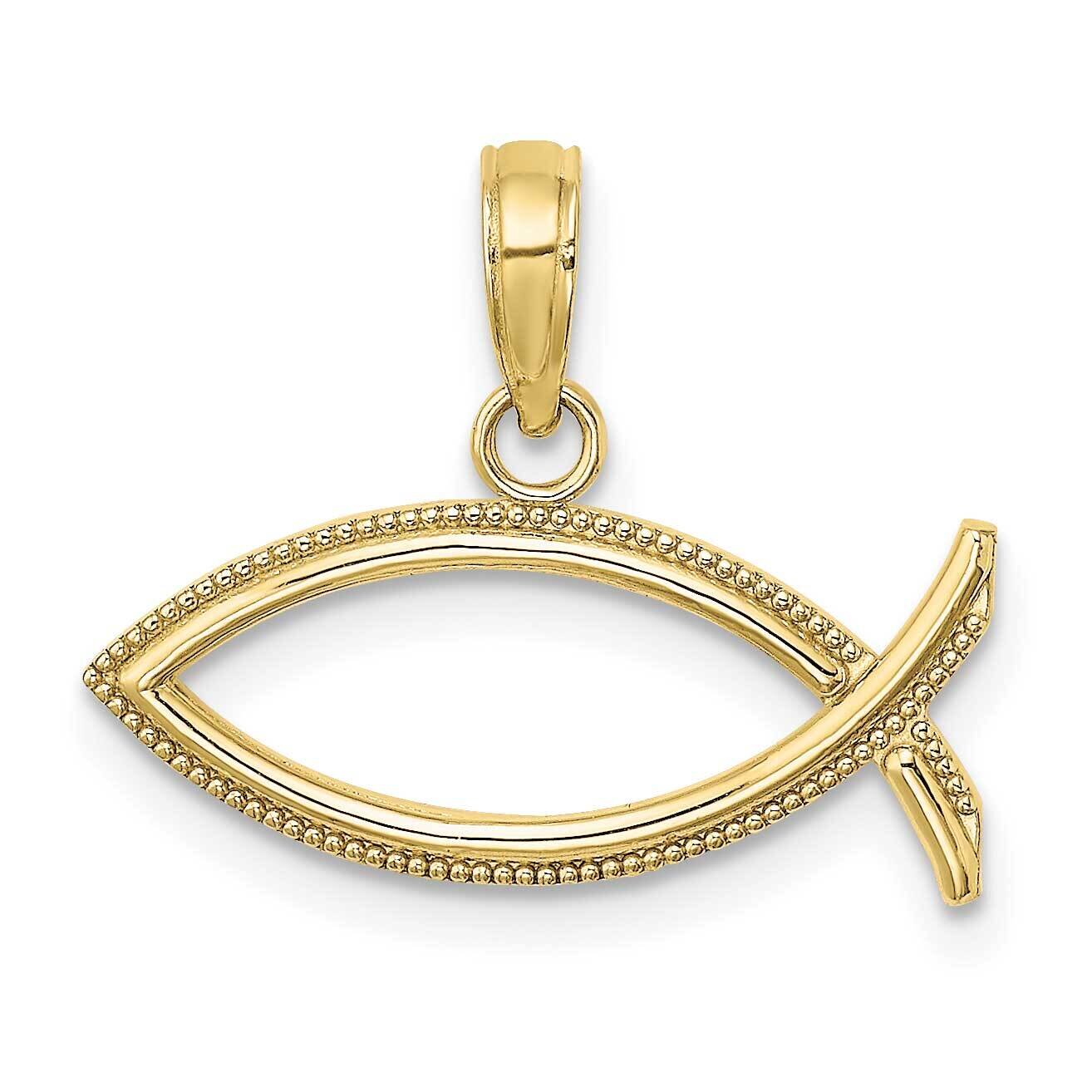 Ichthus Charm 10k Gold 10K8530, MPN: 10K8530,