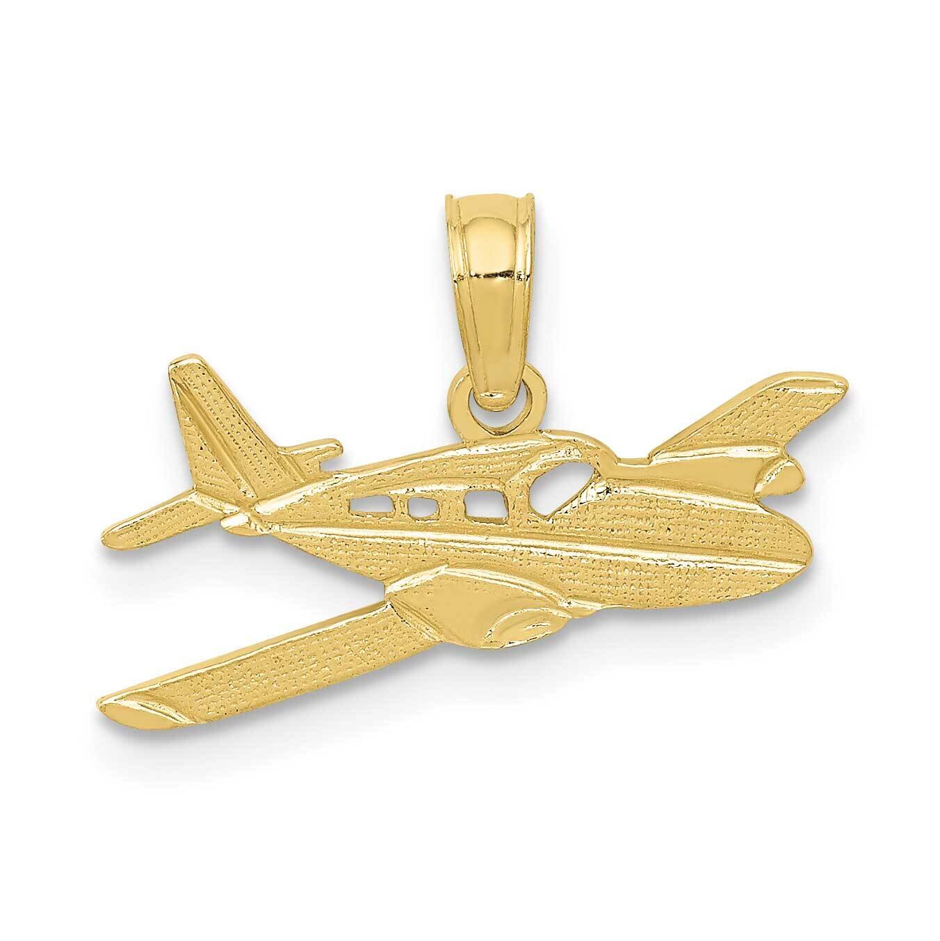 Cessna Plane Pendant 10k Gold 10K888, MPN: 10K888,
