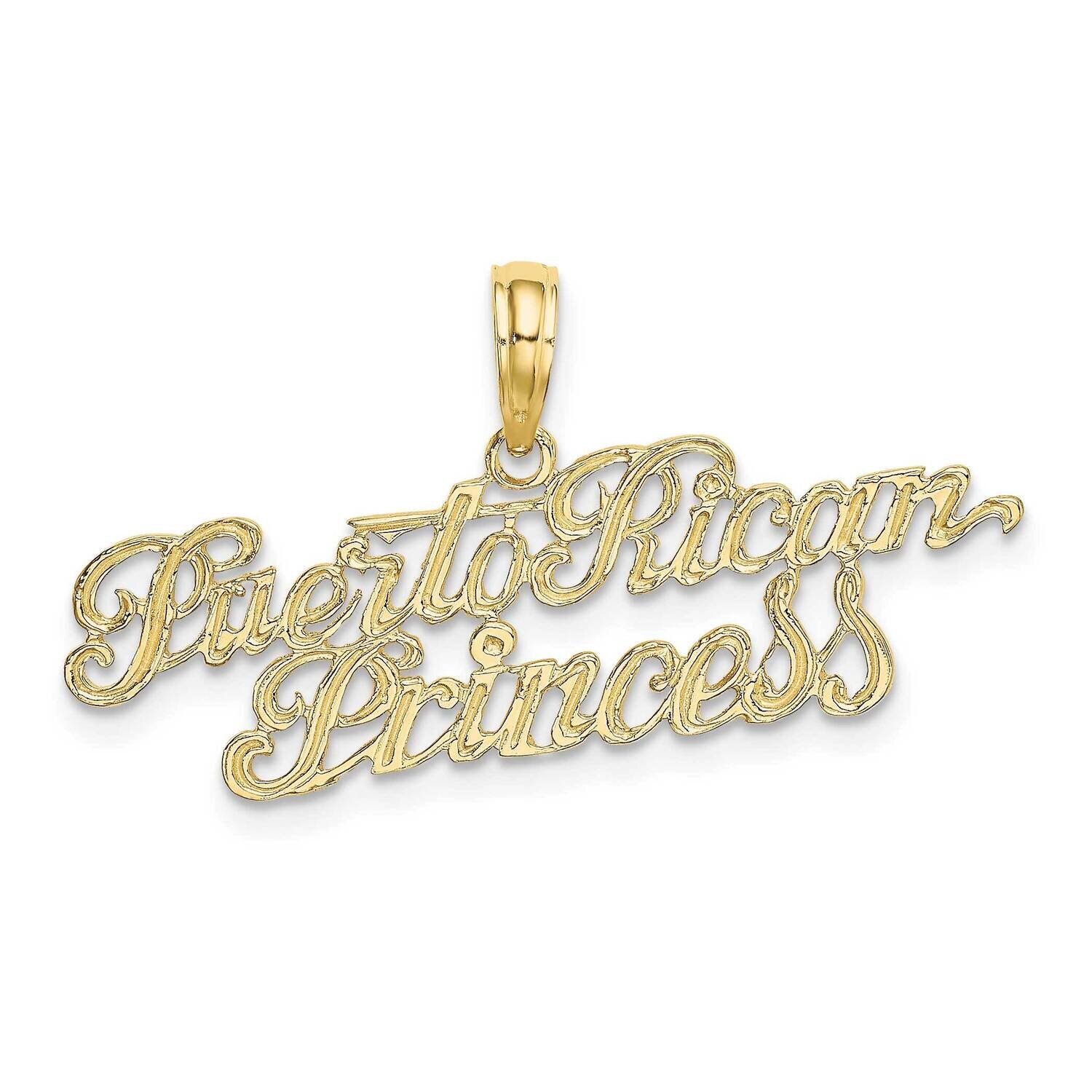 Puerto Rican Princess Charm 10k Gold 10K8911, MPN: 10K8911,