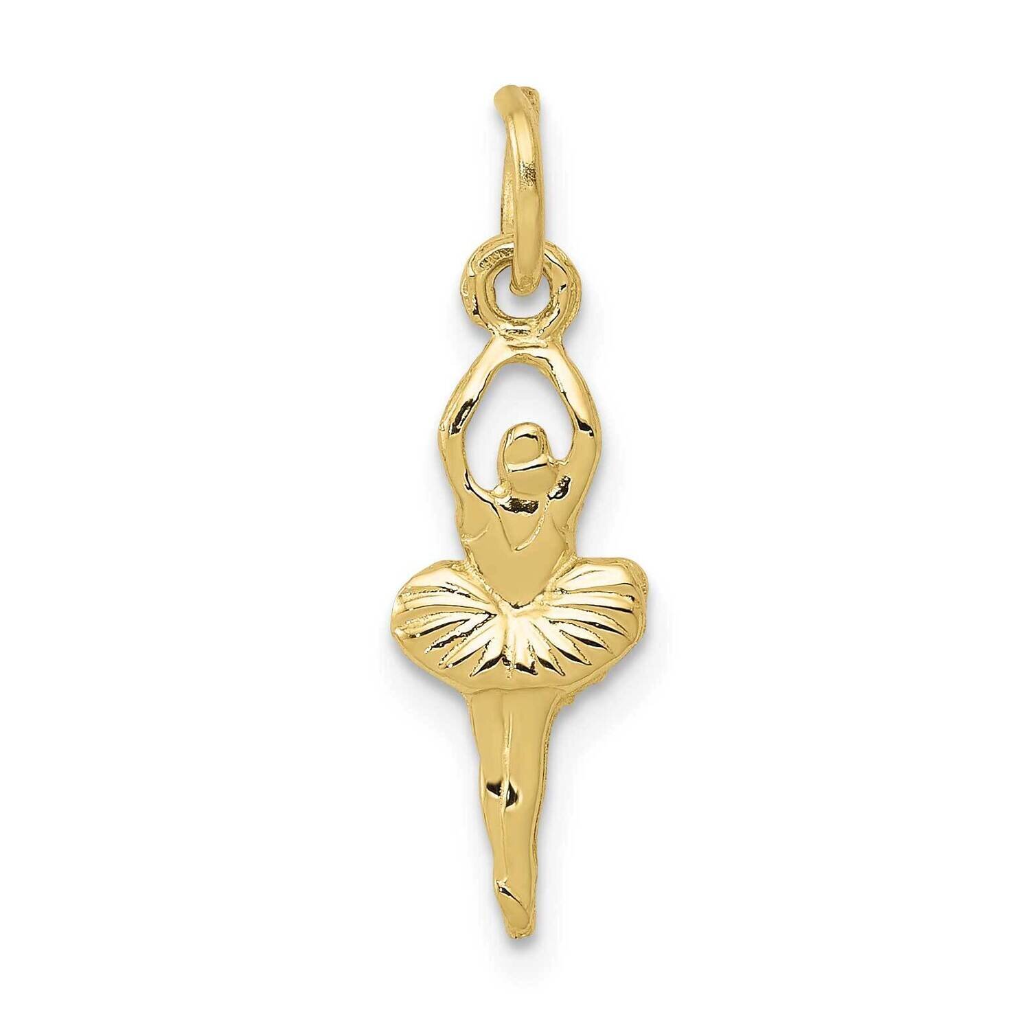 Ballerina Charm 10k Gold Polished 10K935, MPN: 10K935,