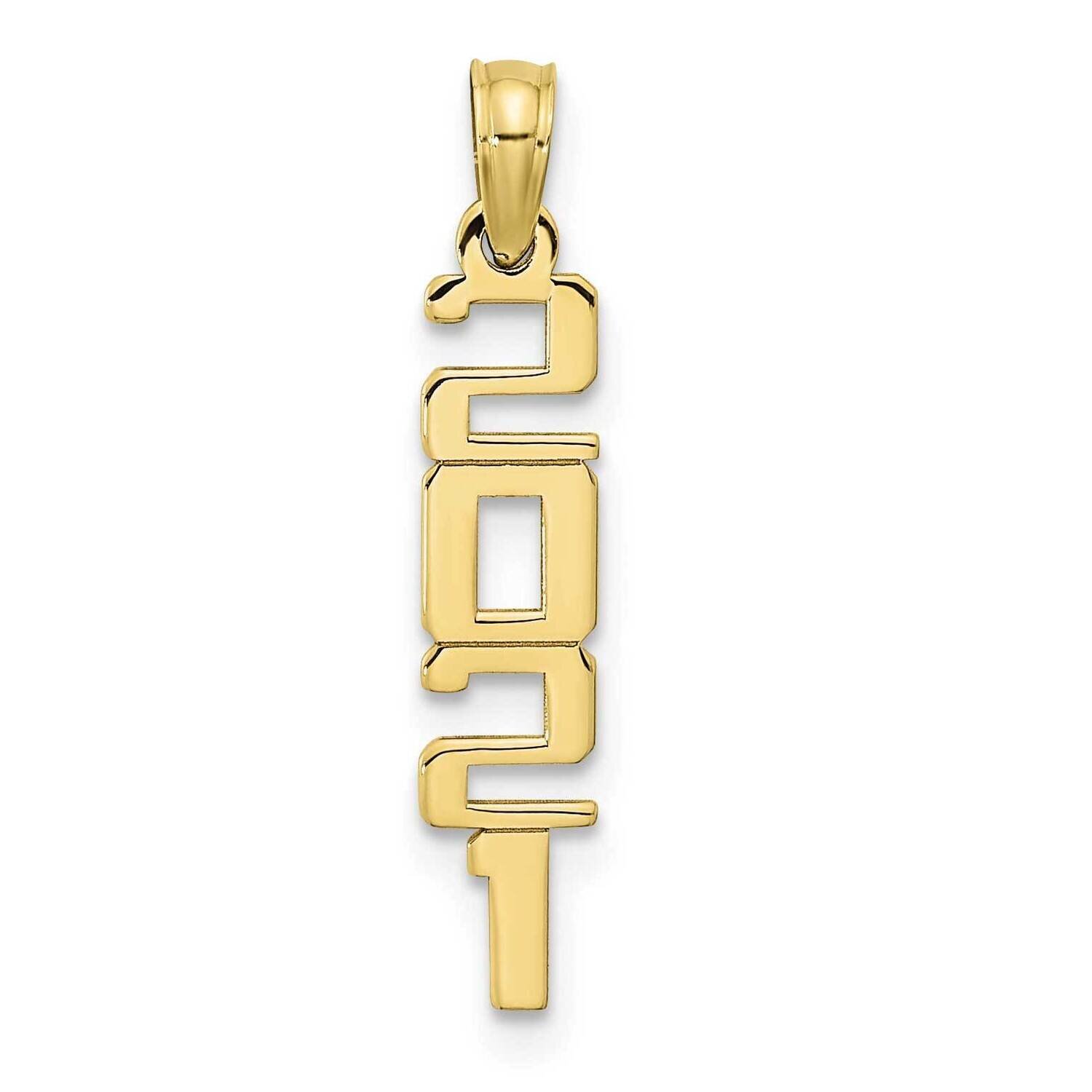 2021 Graduation Charm 10k Gold Polished 10K9939, MPN: 10K9939,