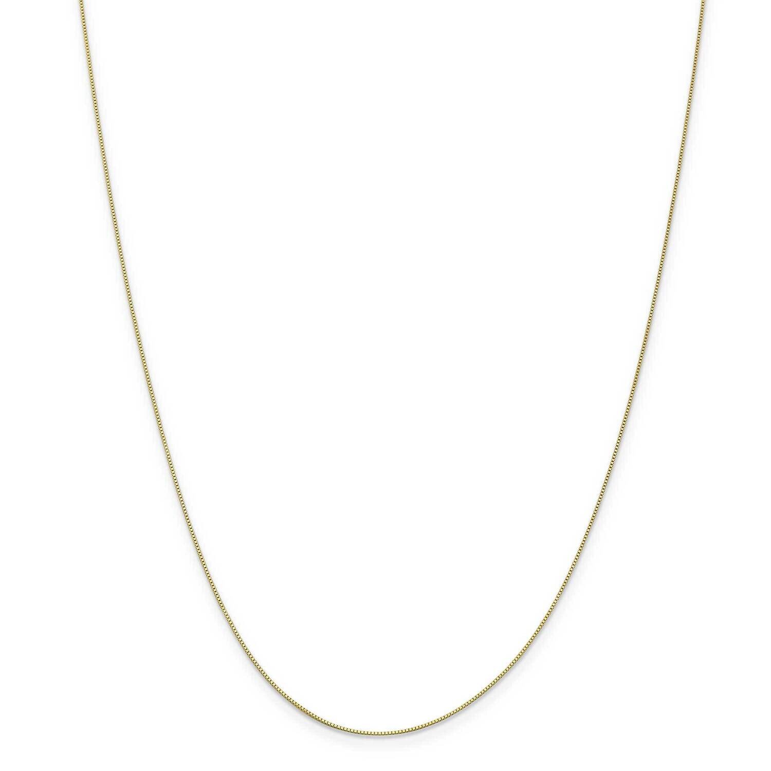 .5mm Box Chain 22 Inch 10k Gold 10KPE1-22, MPN: 10KPE1-22, 191101725760