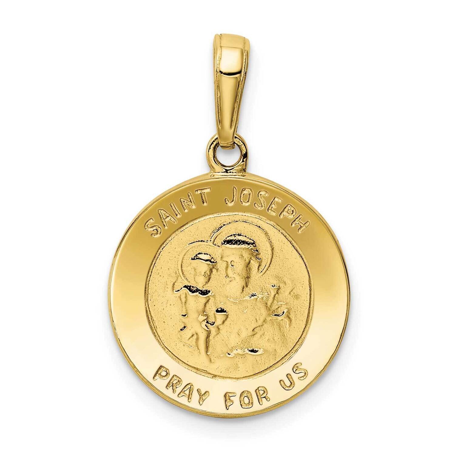 Saint Joseph Medal Charm 10k Gold 10M1505