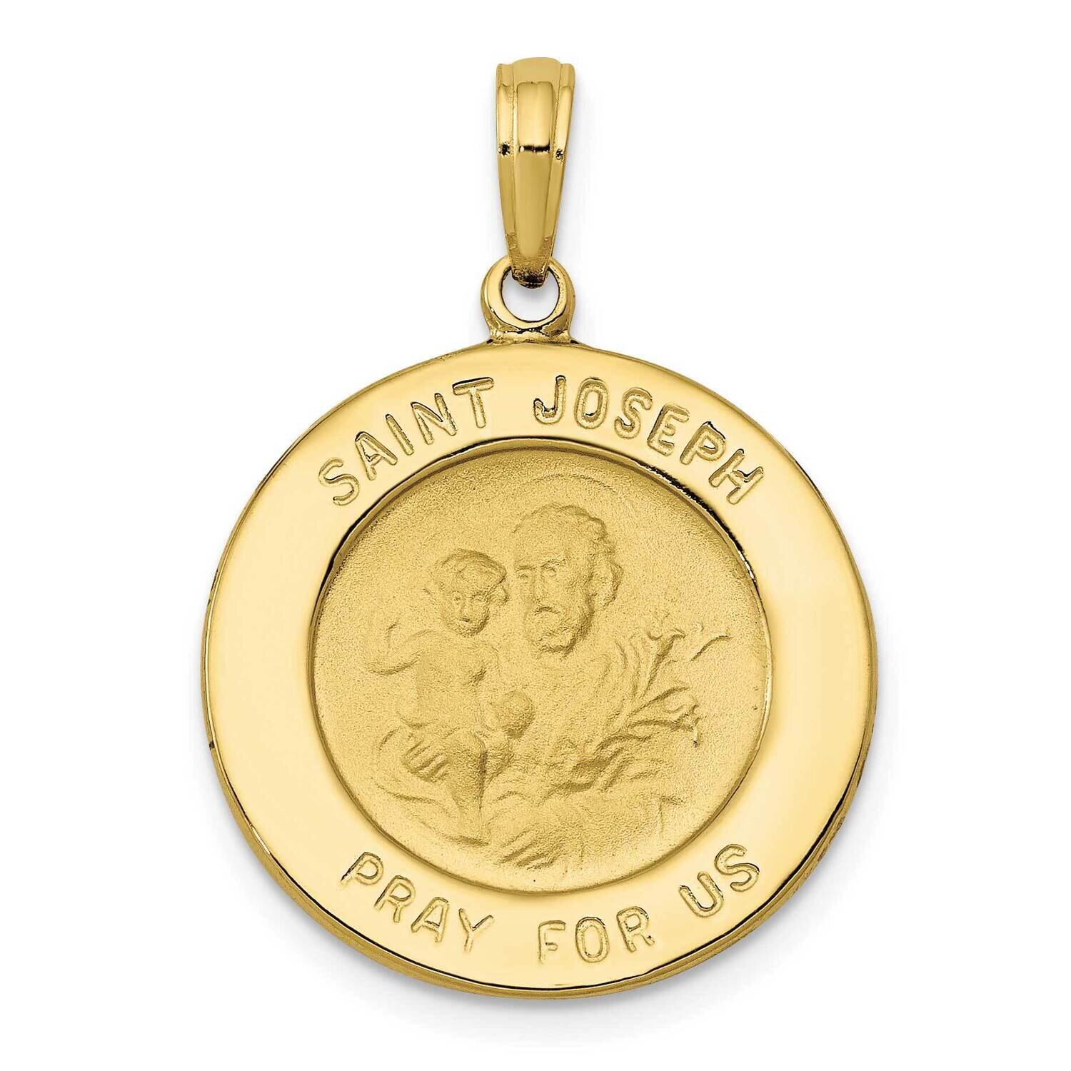 Saint Joseph Medal Pendant 10k Gold 10M1506, MPN: 10M1506,