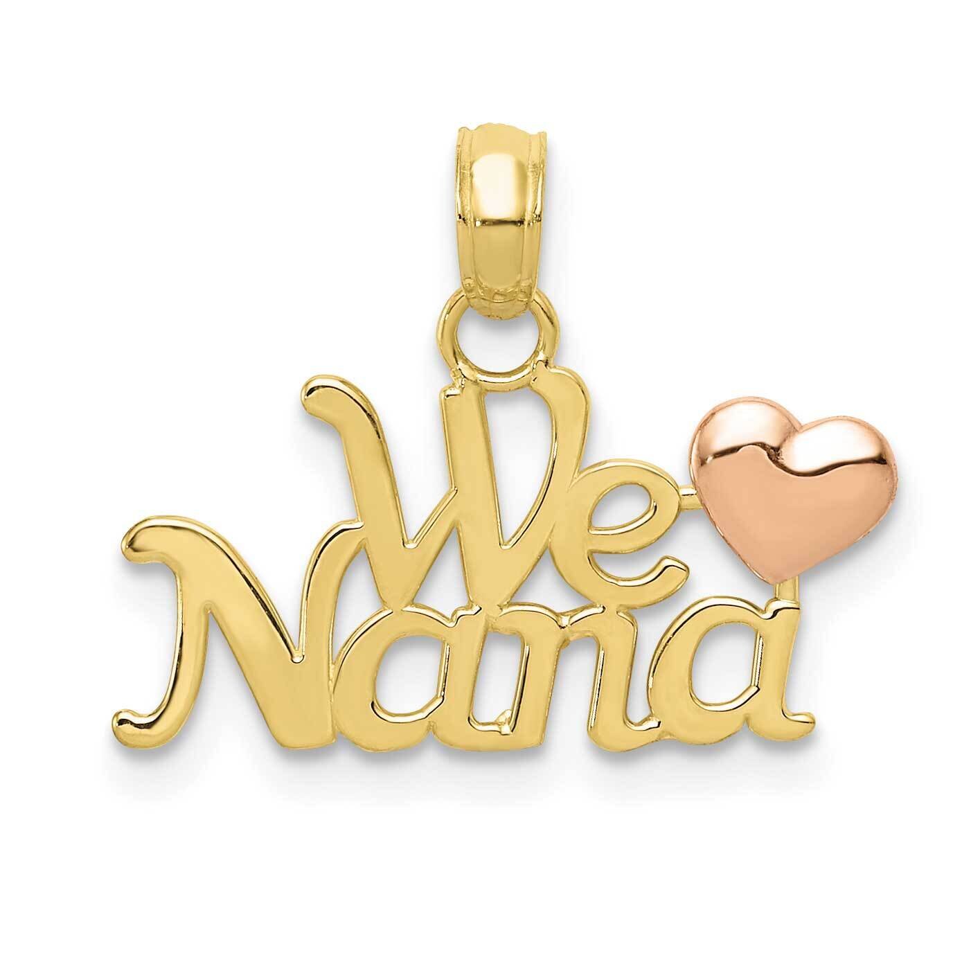 Two-Tone We Love Nana Charm 10k Gold 10M2171, MPN: 10M2171,