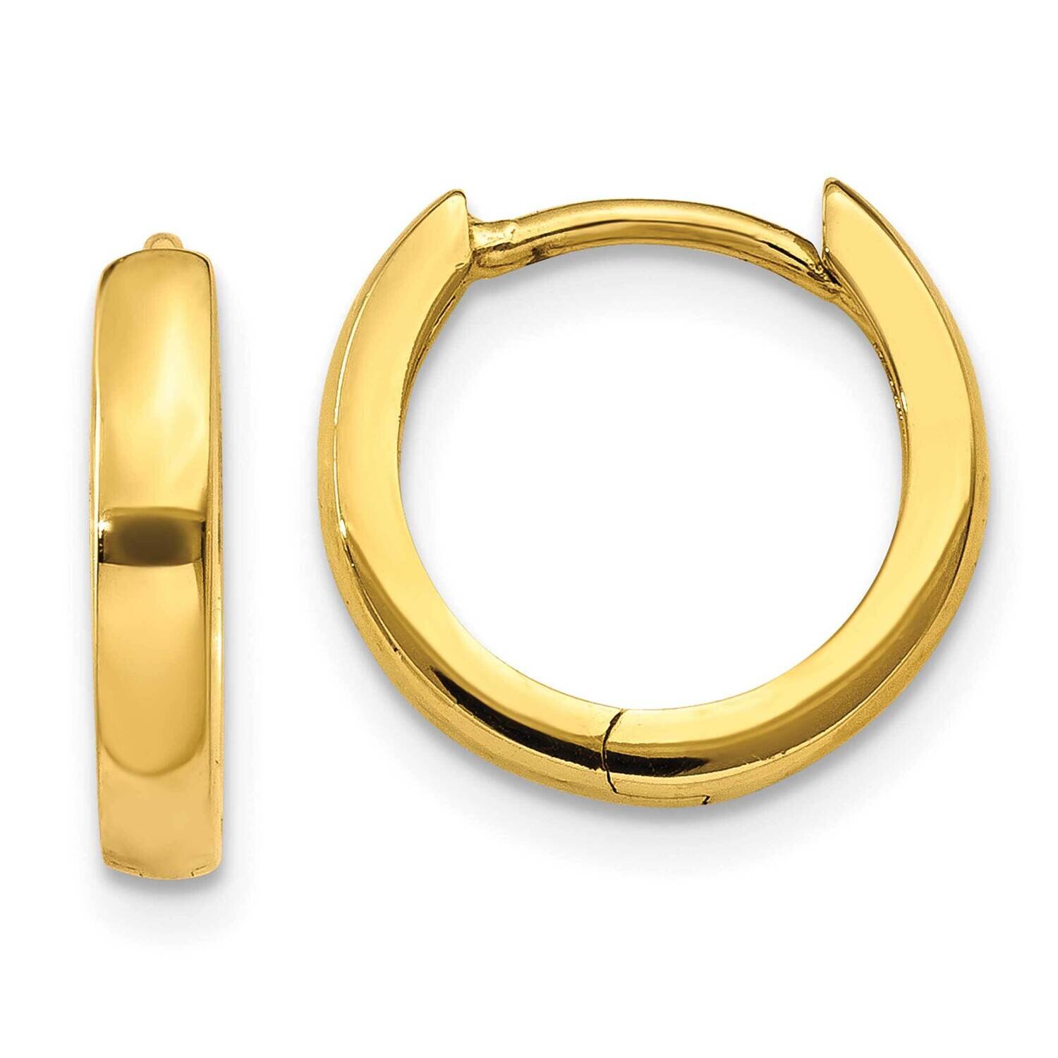 2.25mm Hinged Hoop Earrings 10k Gold 10TL153, MPN: 10TL153, 191101565298