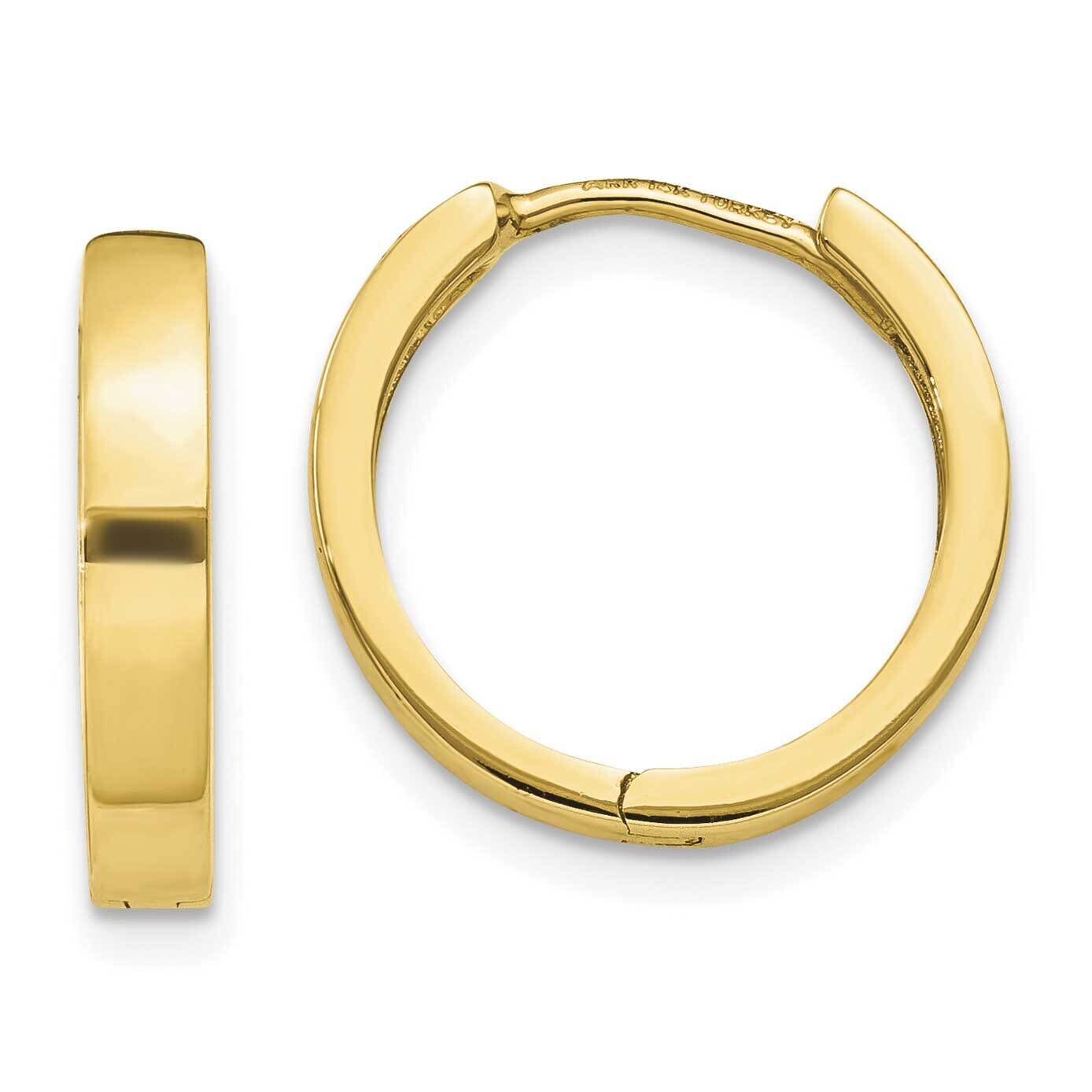 Hinged Hoop Earrings 10k Gold 10TM624, MPN: 10TM624, 191101565182