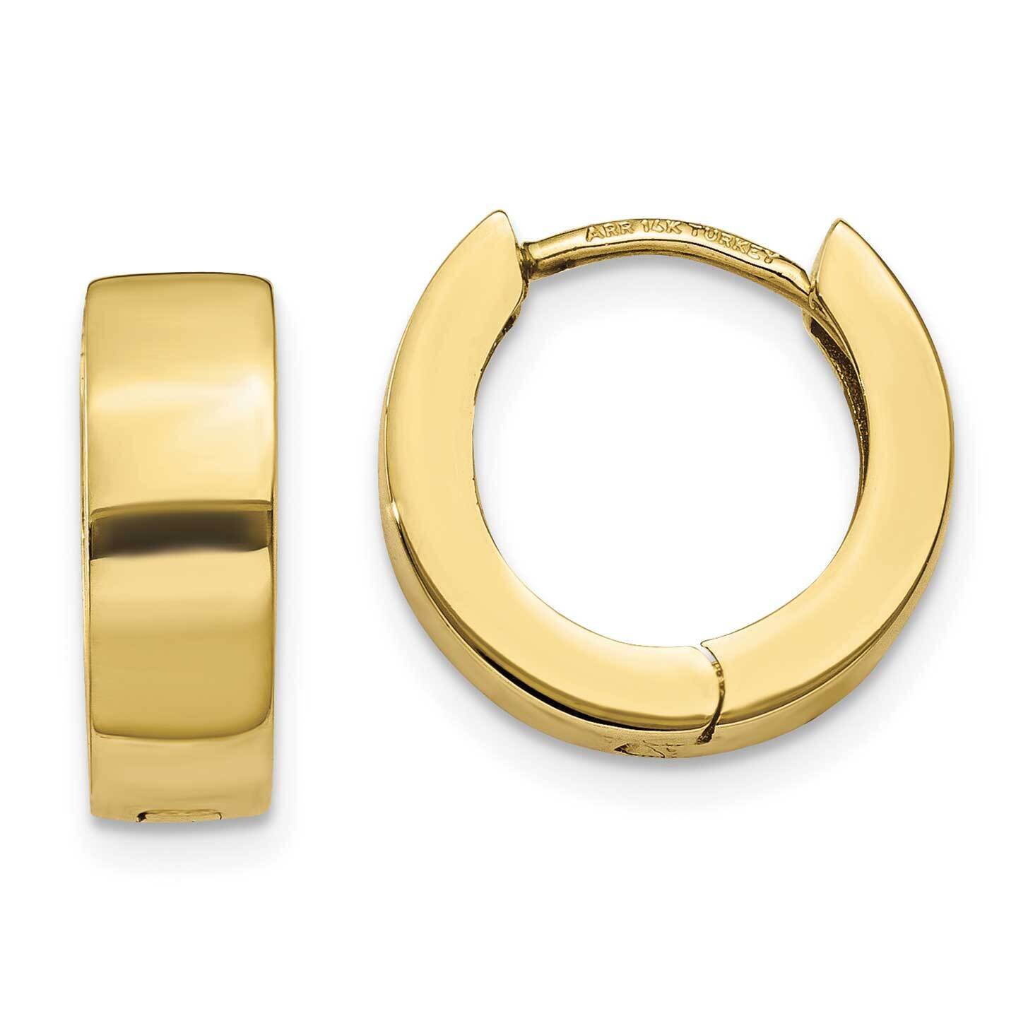 Hinged Hoop Earrings 10k Gold 10TM632, MPN: 10TM632, 191101565175