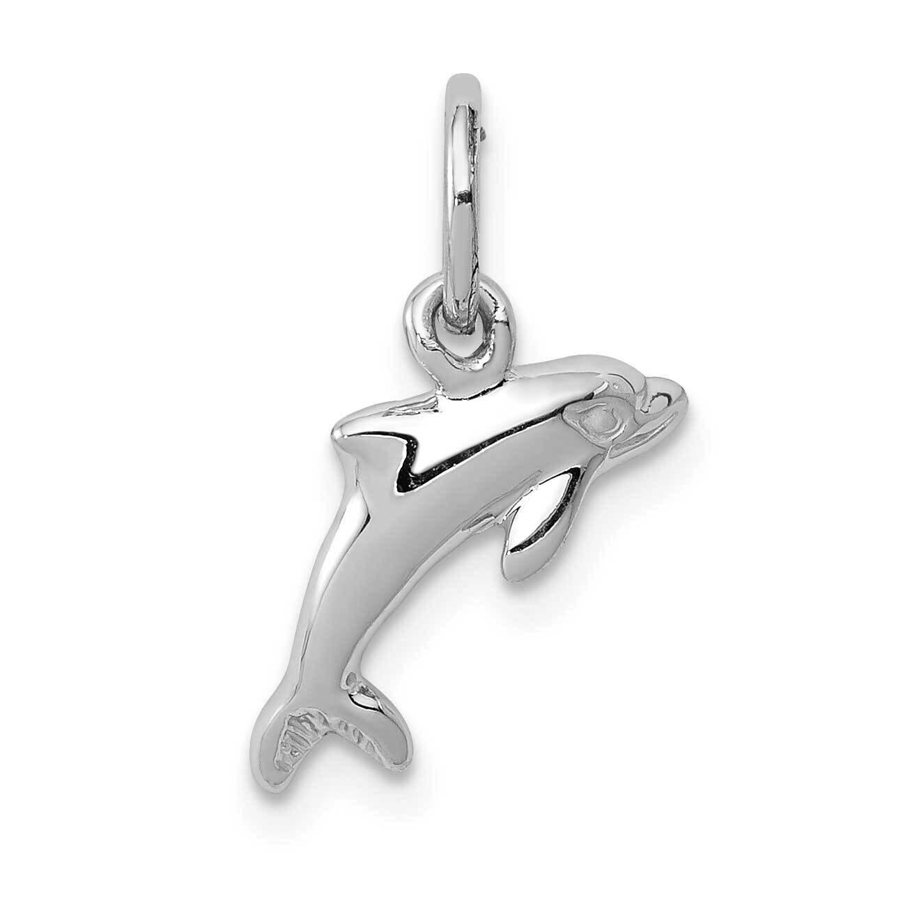 Dolphin Charm 10k White Gold 10WCH111, MPN: 10WCH111,