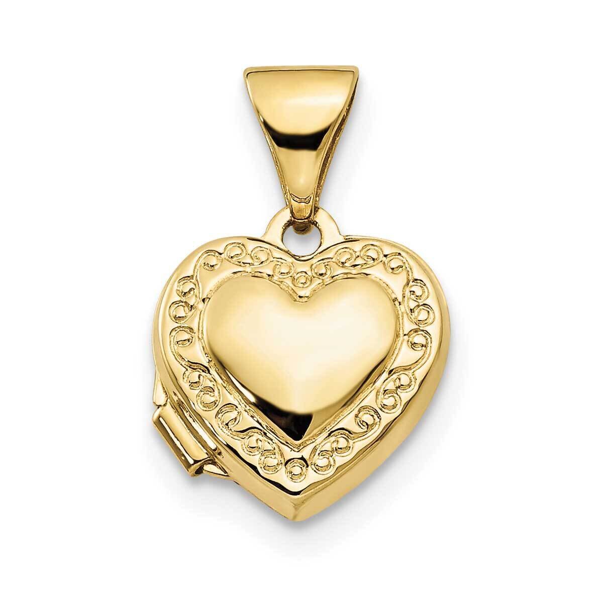 Heart Locket 10k Gold 10XL63