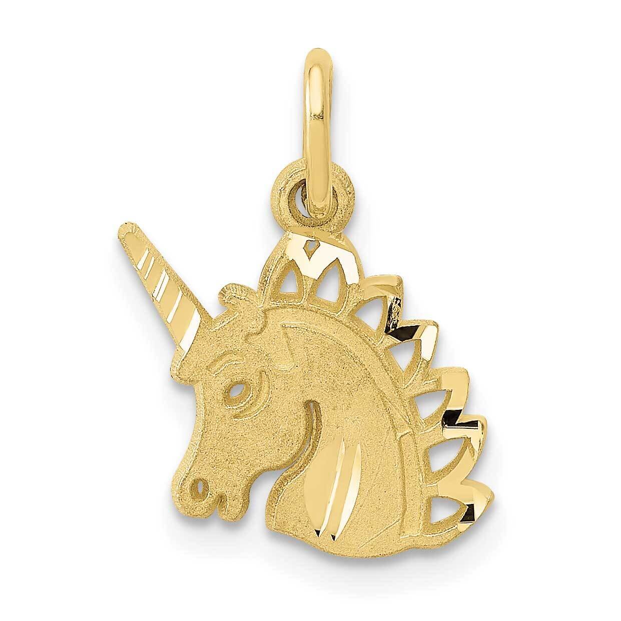 Unicorn Charm 10k Gold 10ZC1142