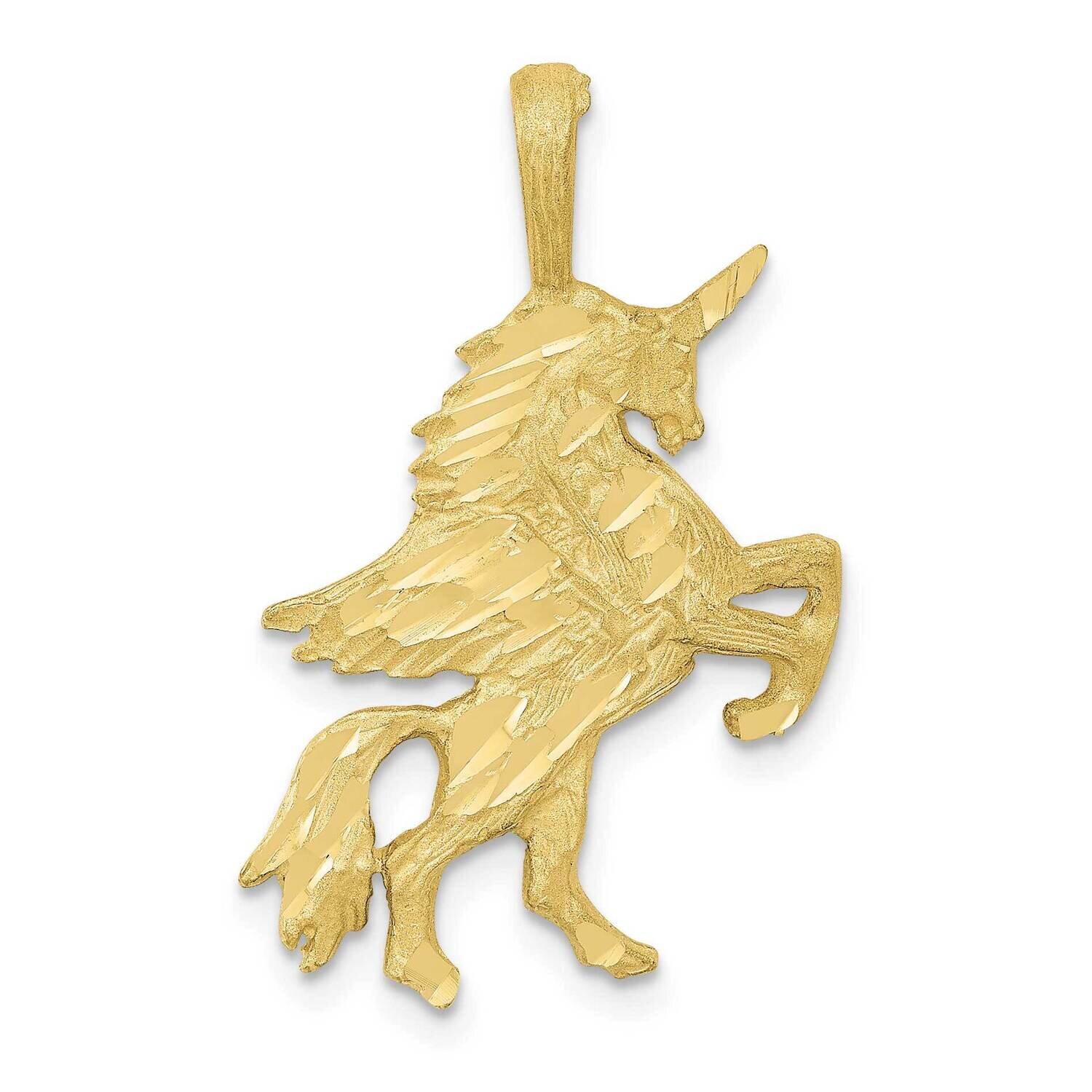 Unicorn Charm 10k Gold 10ZC1146