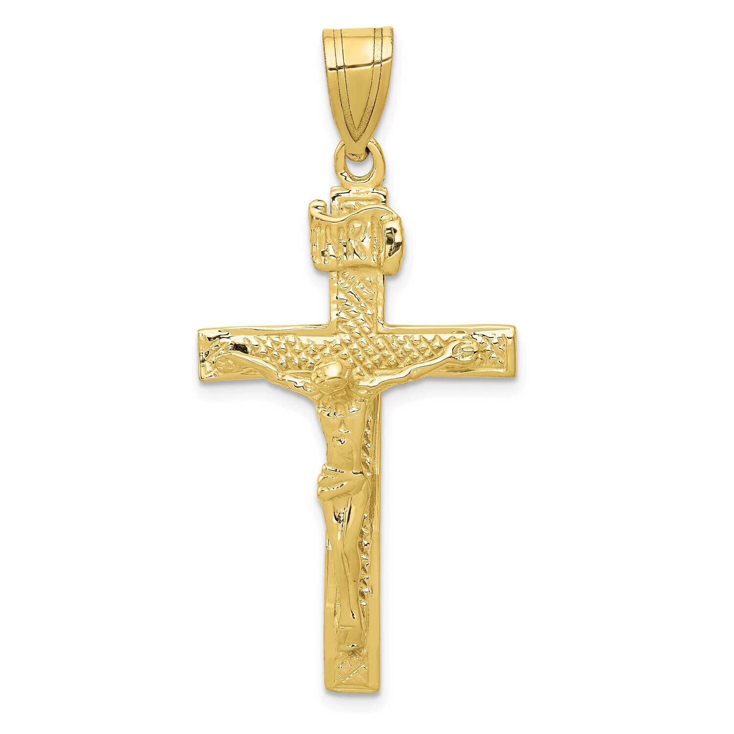 Inri Crucifix Pendant 10k Gold 10ZC1346, MPN: 10ZC1346,