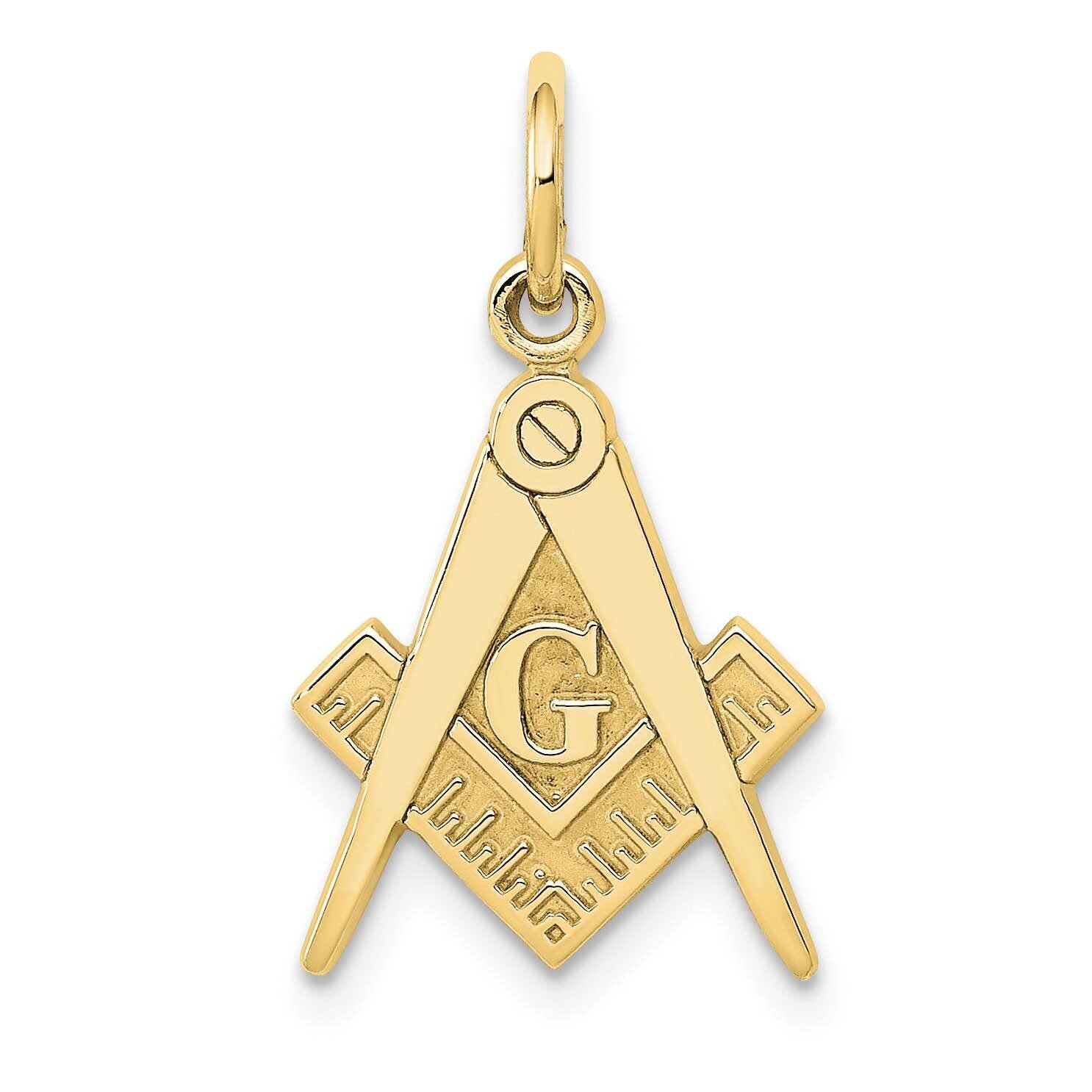 Masonic Charm 10k Gold 10ZC436, MPN: 10ZC436,