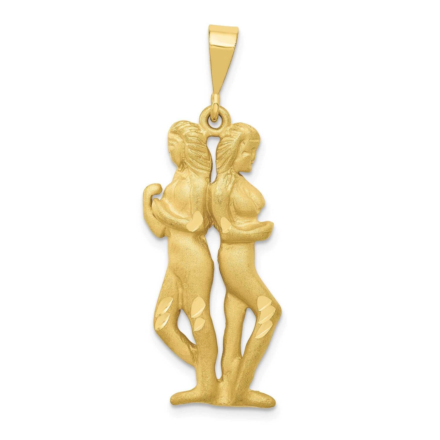 Gemini Zodiac Charm 10k Gold 10ZC466, MPN: 10ZC466,