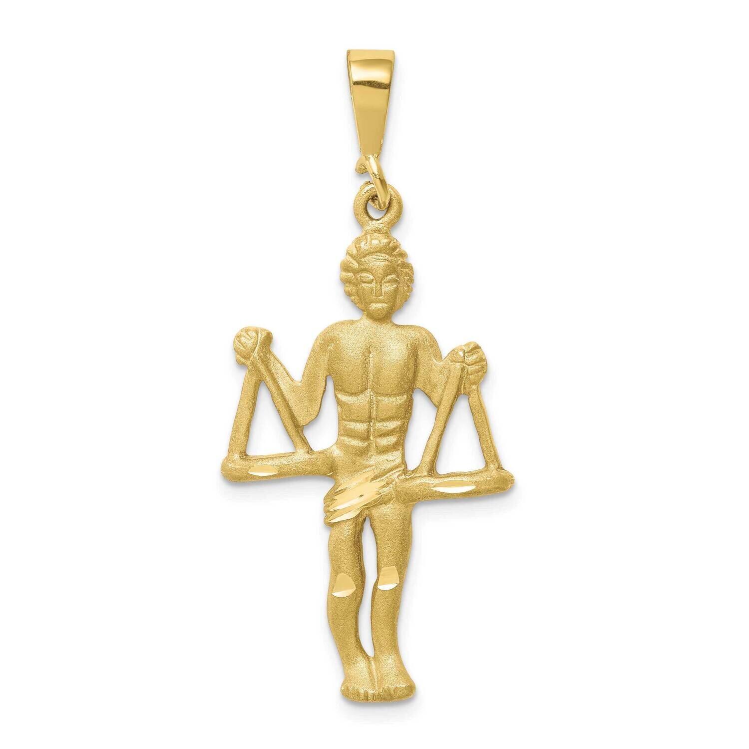 Libra Zodiac Charm 10k Gold 10ZC470, MPN: 10ZC470,