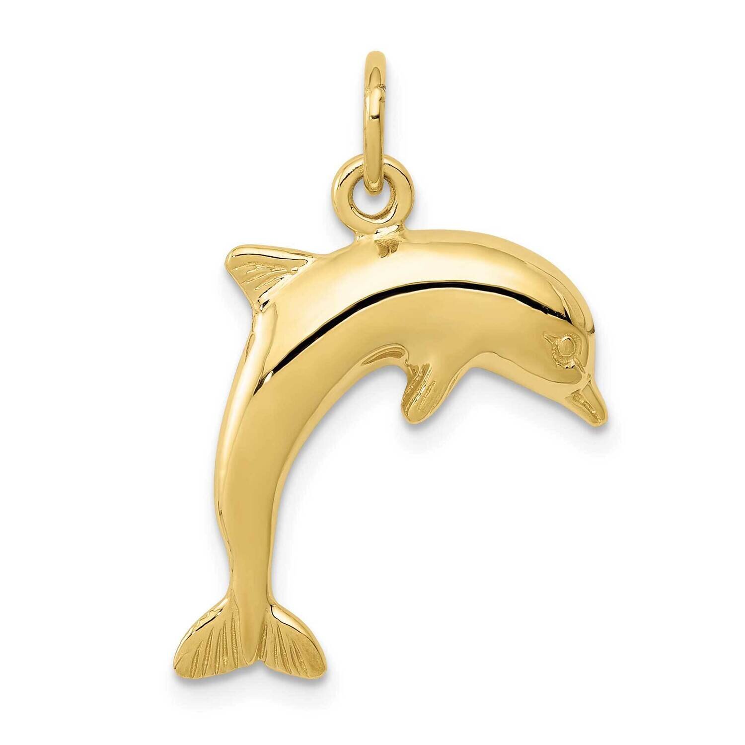 Dolphin Charm 10k Gold 10ZC495