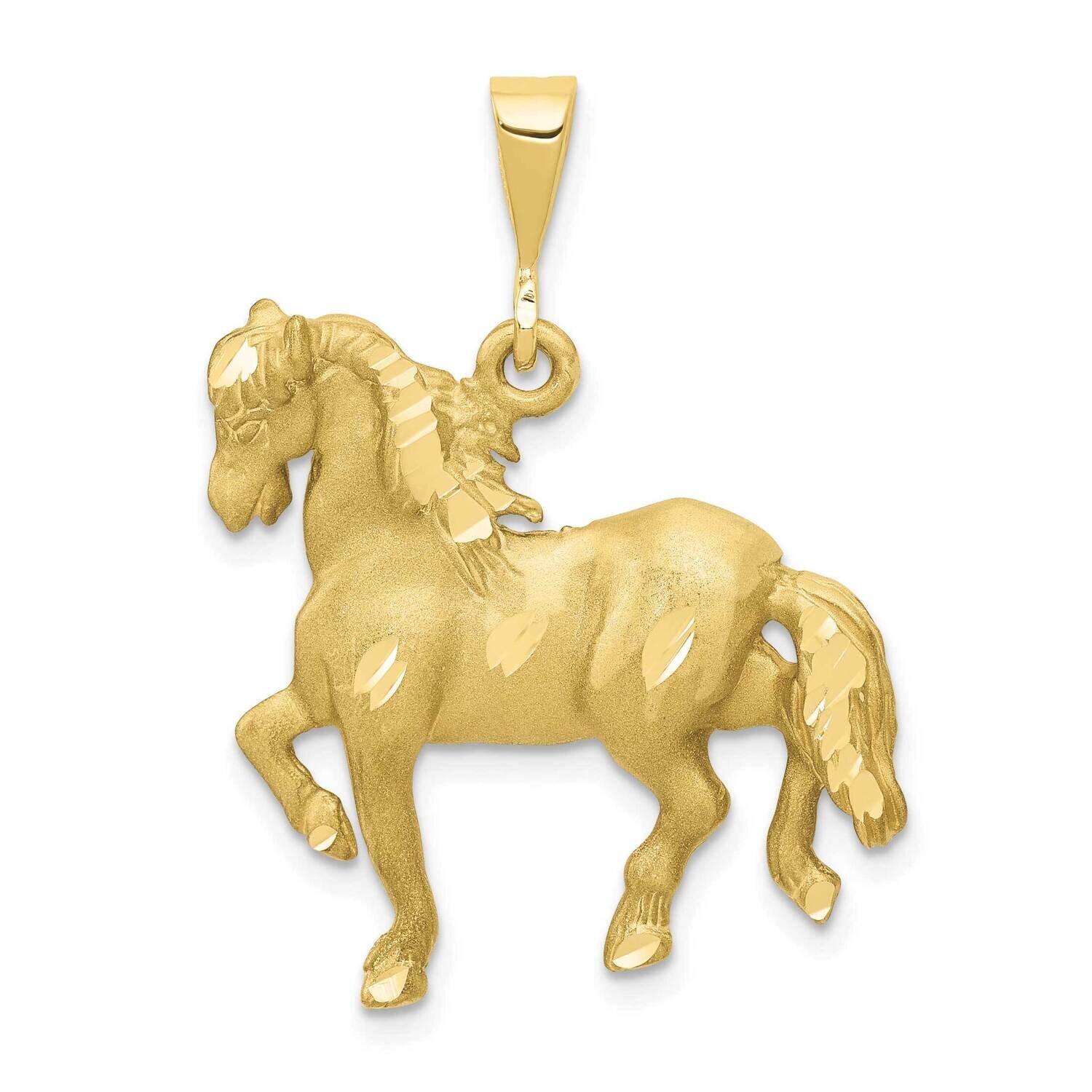 Horse Pendant 10k Gold 10ZC557