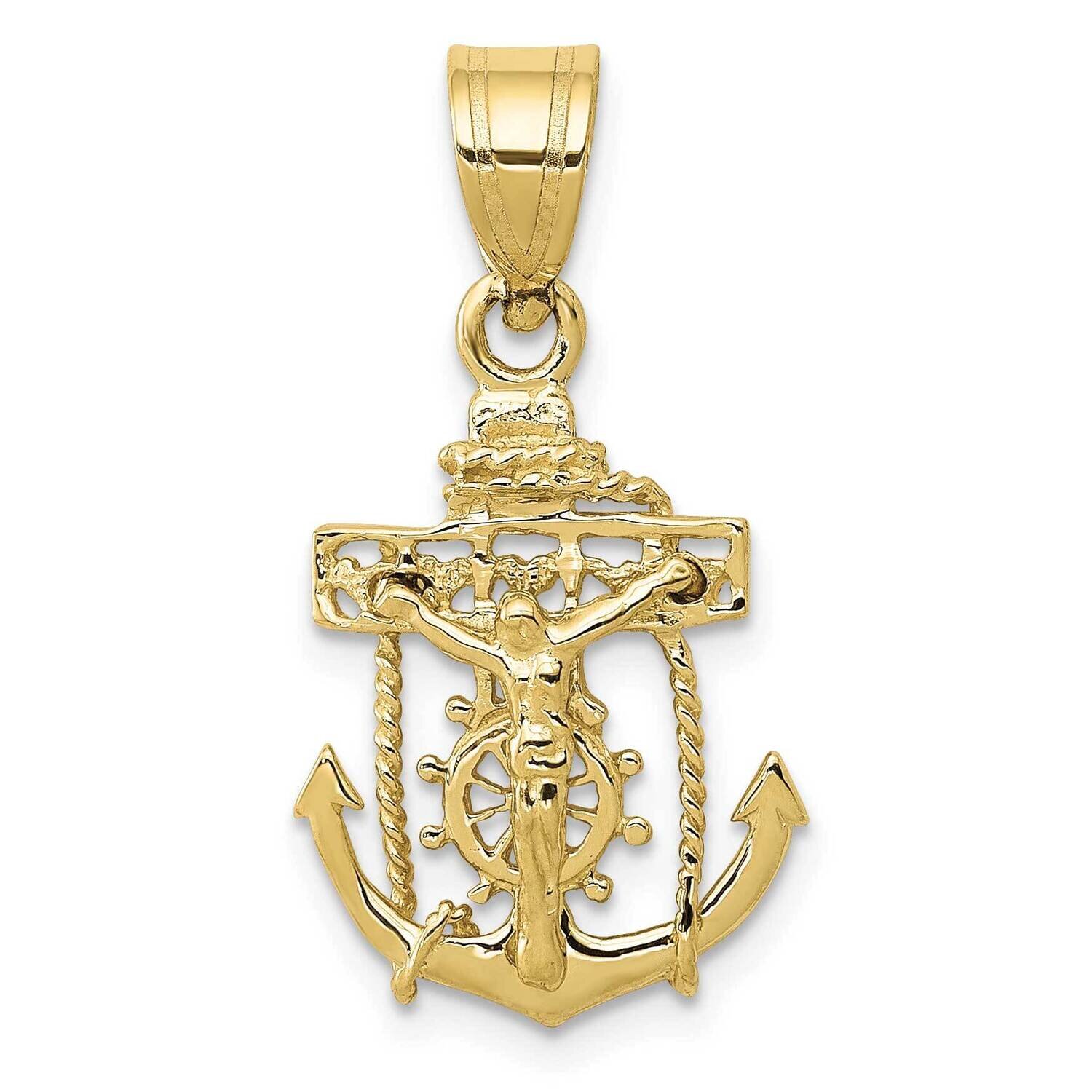 Mariners Cross Pendant 10k Gold 10ZC809, MPN: 10ZC809,