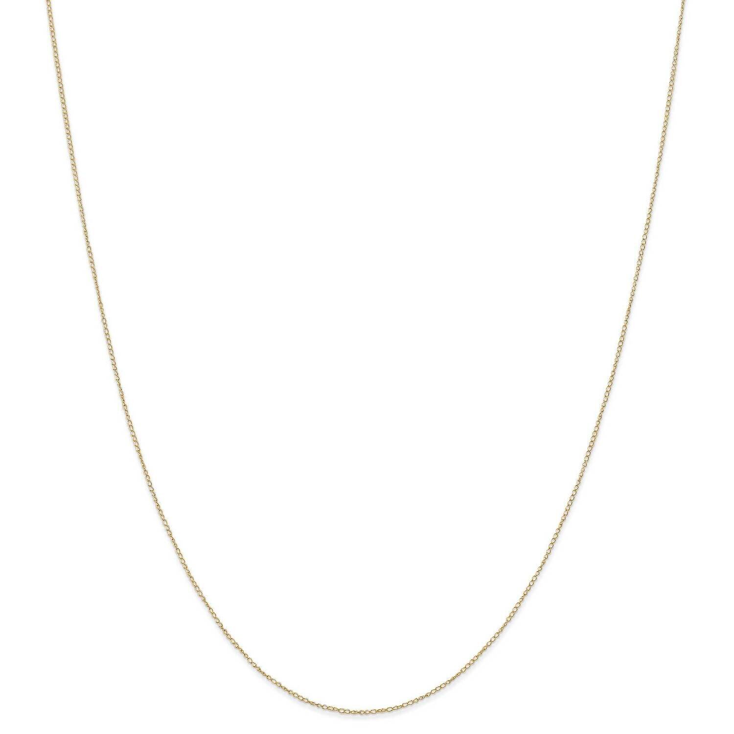 .42 mm Carded Curb Chain 13 Inch 14k Gold 6CY-13, MPN: 6CY-13, 883957165783