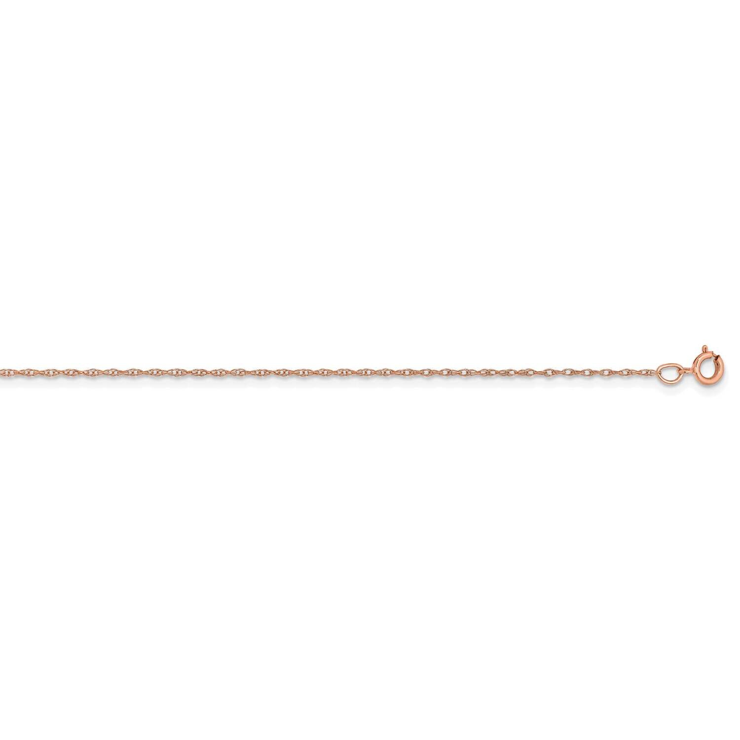 .6 mm Carded Cable Rope Chain 20 Inch 14k Rose Gold 6RR-20