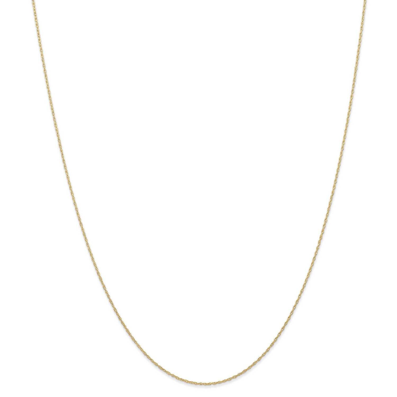 .6 mm Carded Cable Rope Chain 13 Inch 14k Gold 6RY-13