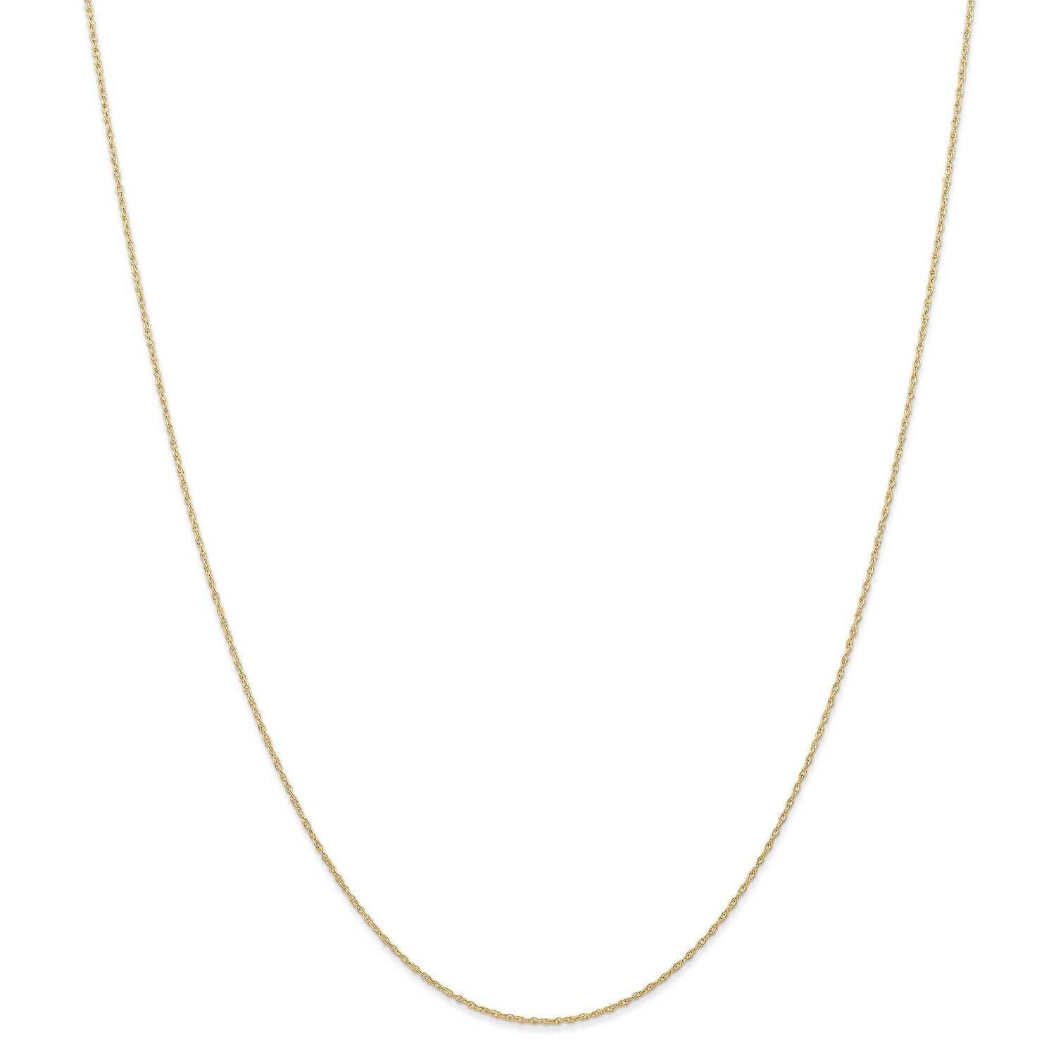 .6 mm Carded Cable Rope Chain 13 Inch 14k Gold 6RY-13, MPN: 6RY-13, 883957166070