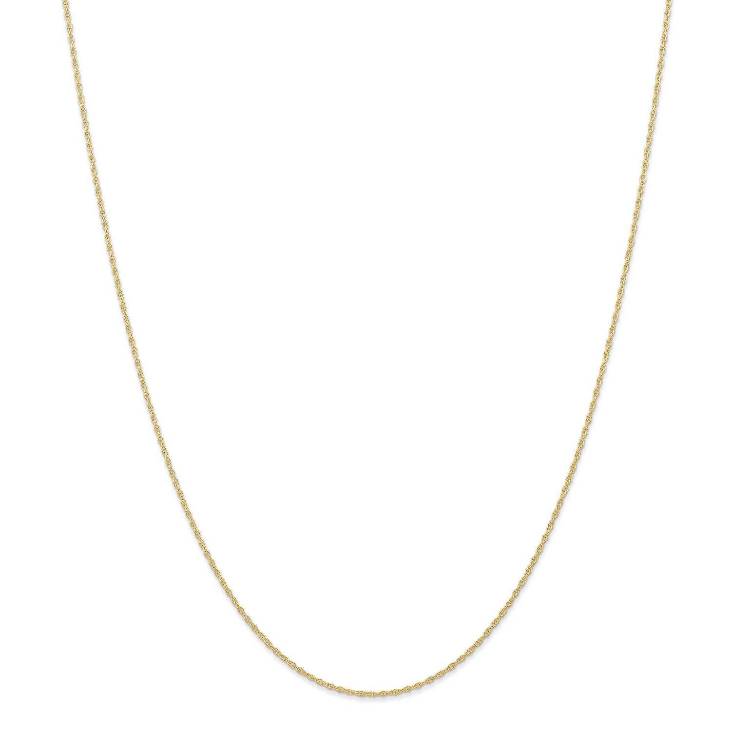.95 mm Carded Cable Rope Chain 22 Inch 14k Gold 8RY-22, MPN: 8RY-22, 883957165905