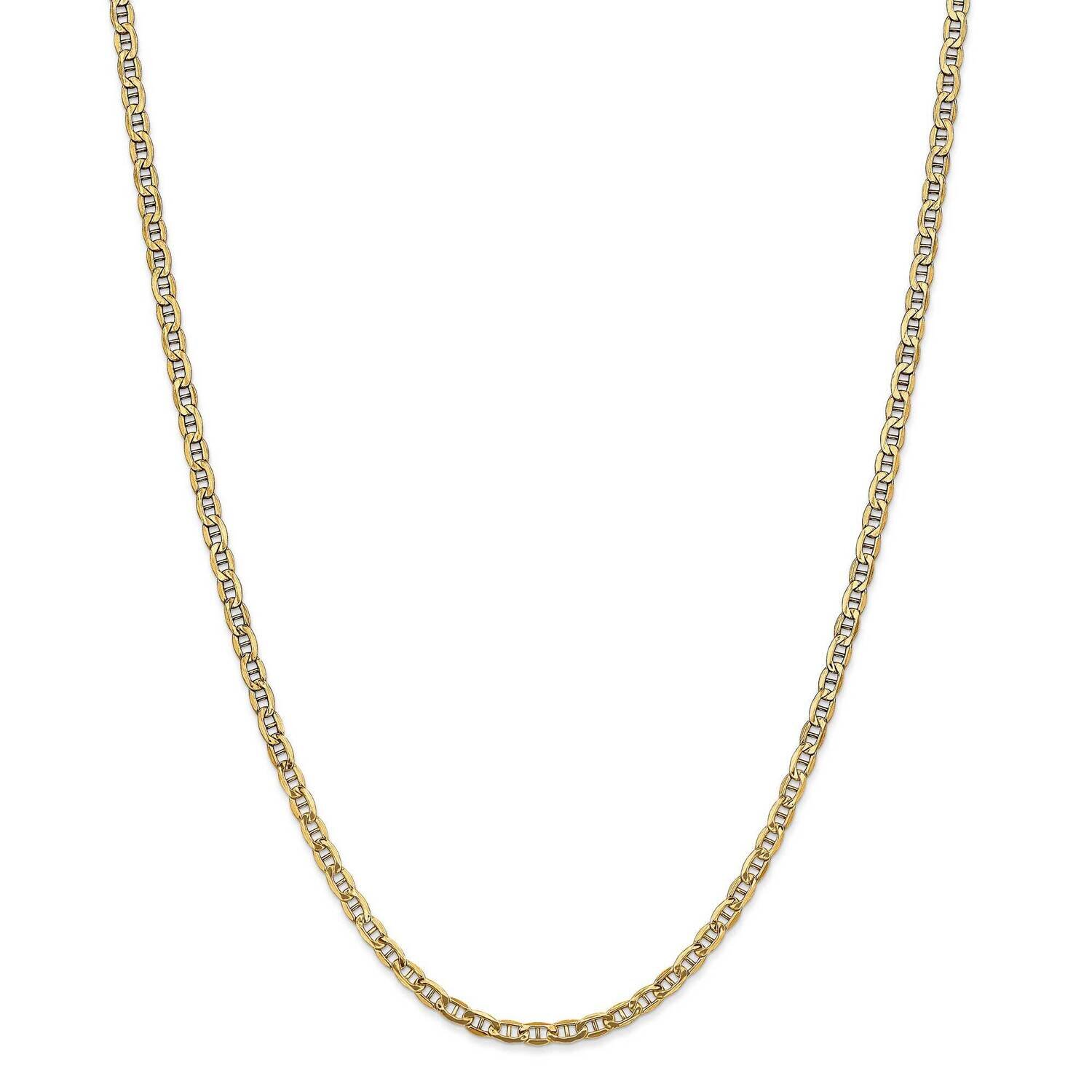 3.2mm Semi-Solid Anchor Chain 22 Inch 14k Gold BC122-22, MPN: BC122-22, 883957168661