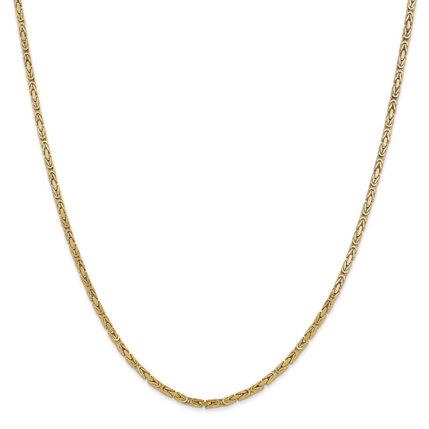2mm Byzantine Chain 26 Inch 14k Gold BIZ050-26, MPN: BIZ050-26, 883957171982