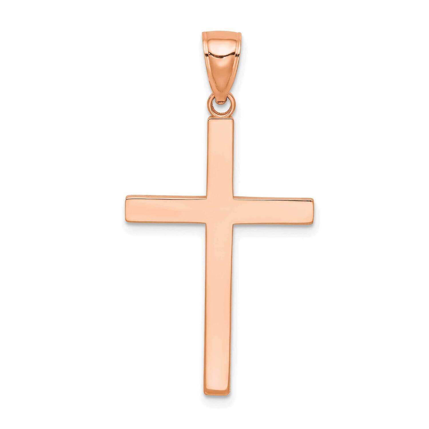Stick Cross Pendant 14k Rose Gold C4205R, MPN: C4205R, 883957345536