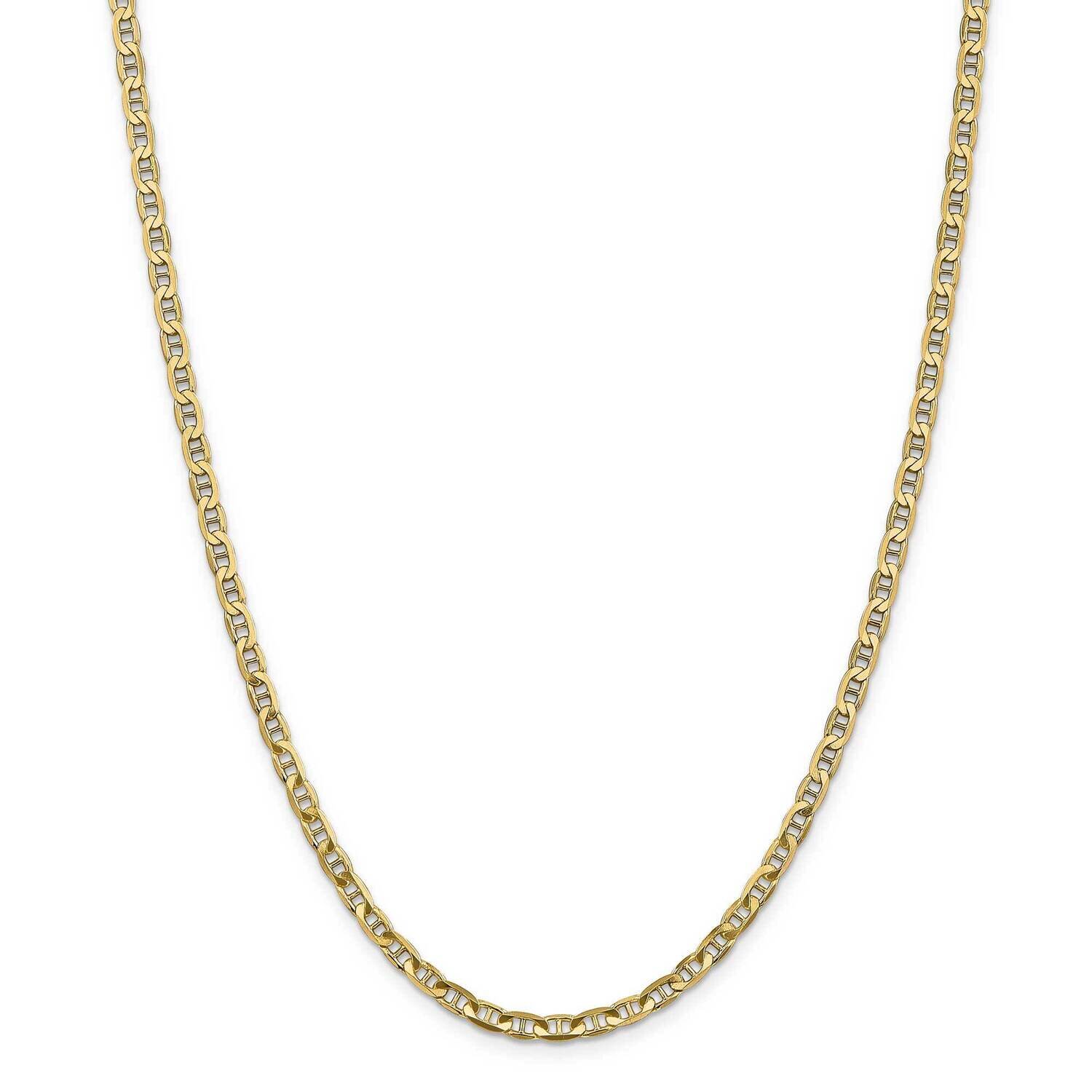 3.75mm Concave Anchor Chain 26 Inch 14k Gold CCA100-26, MPN: CCA100-26, 191101083471