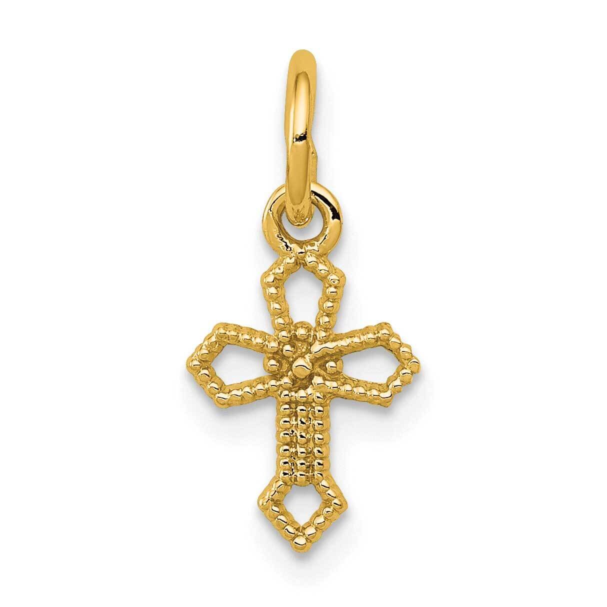 Passion Cross Charm 14k Gold CH132Y, MPN: CH132Y,