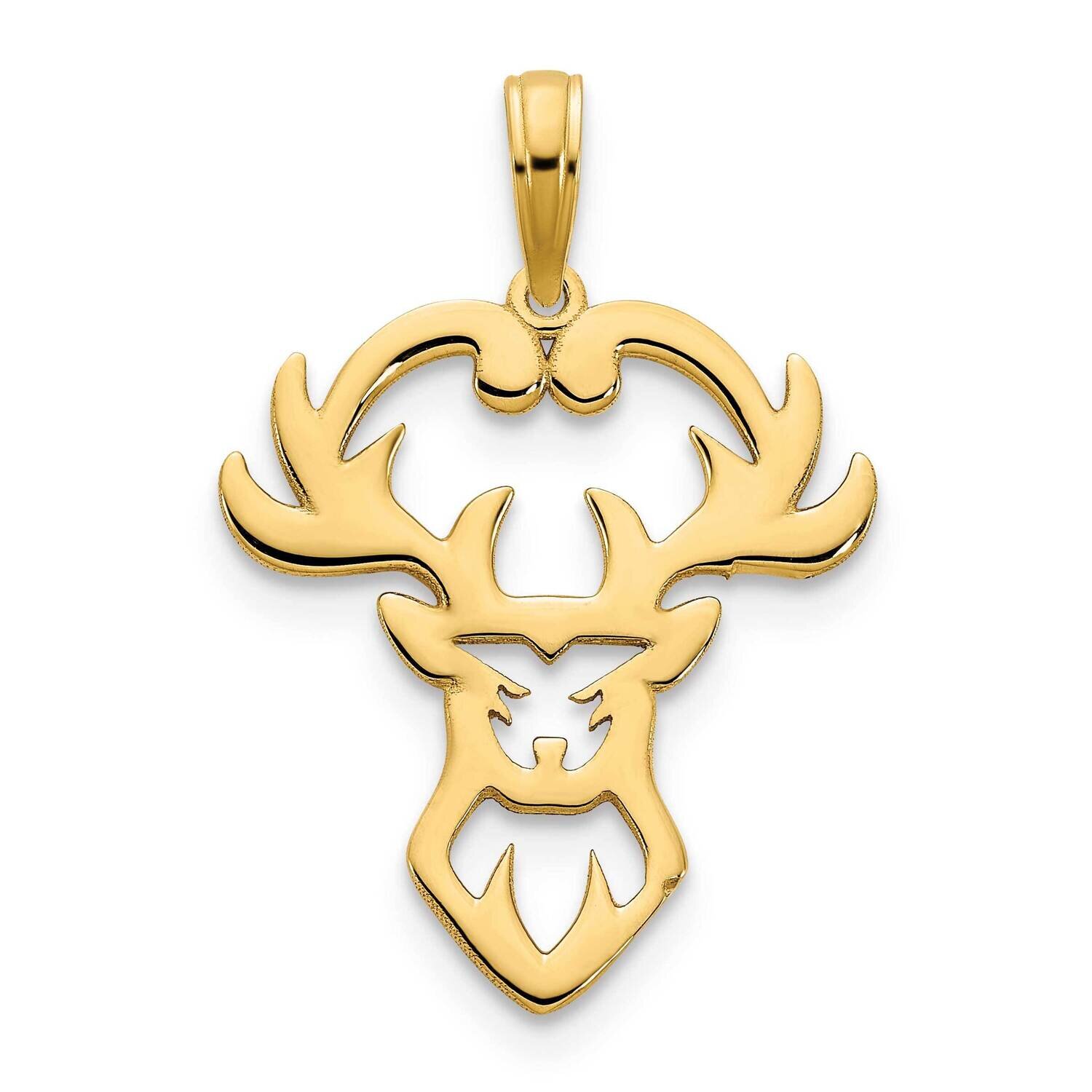 Buck Deer Pendant 14k Gold D5057, MPN: D5057, 196904082416