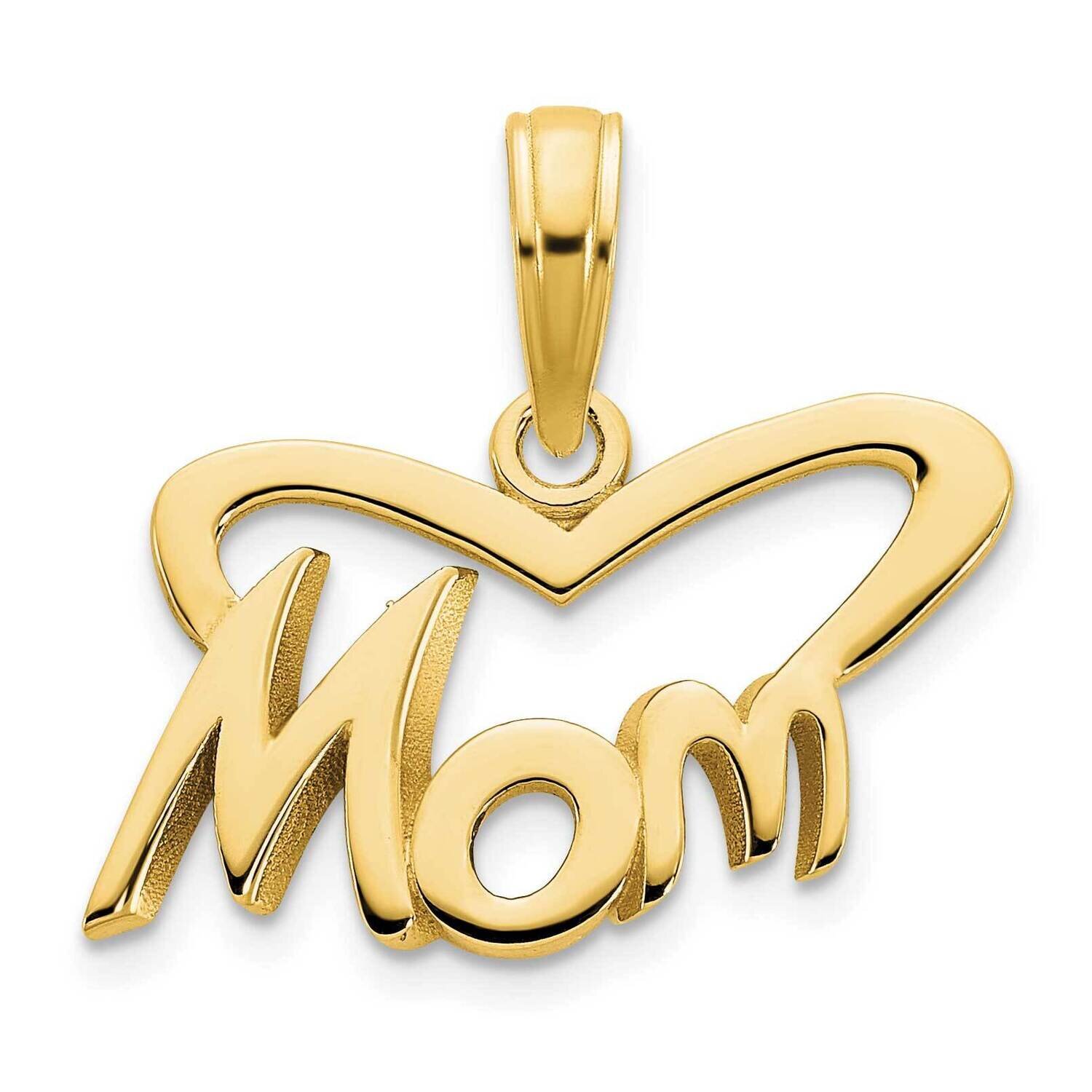 Mom Heart Pendant 14k Gold D5150, MPN: D5150,