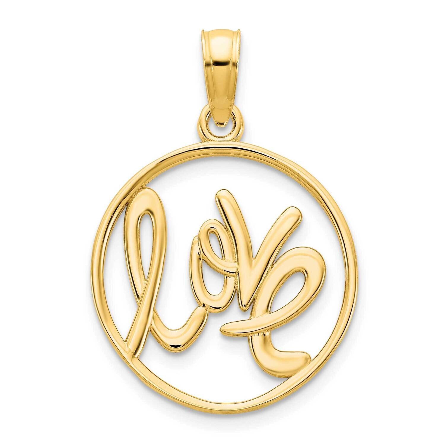 Love Charm 14k Gold D5169, MPN: D5169,