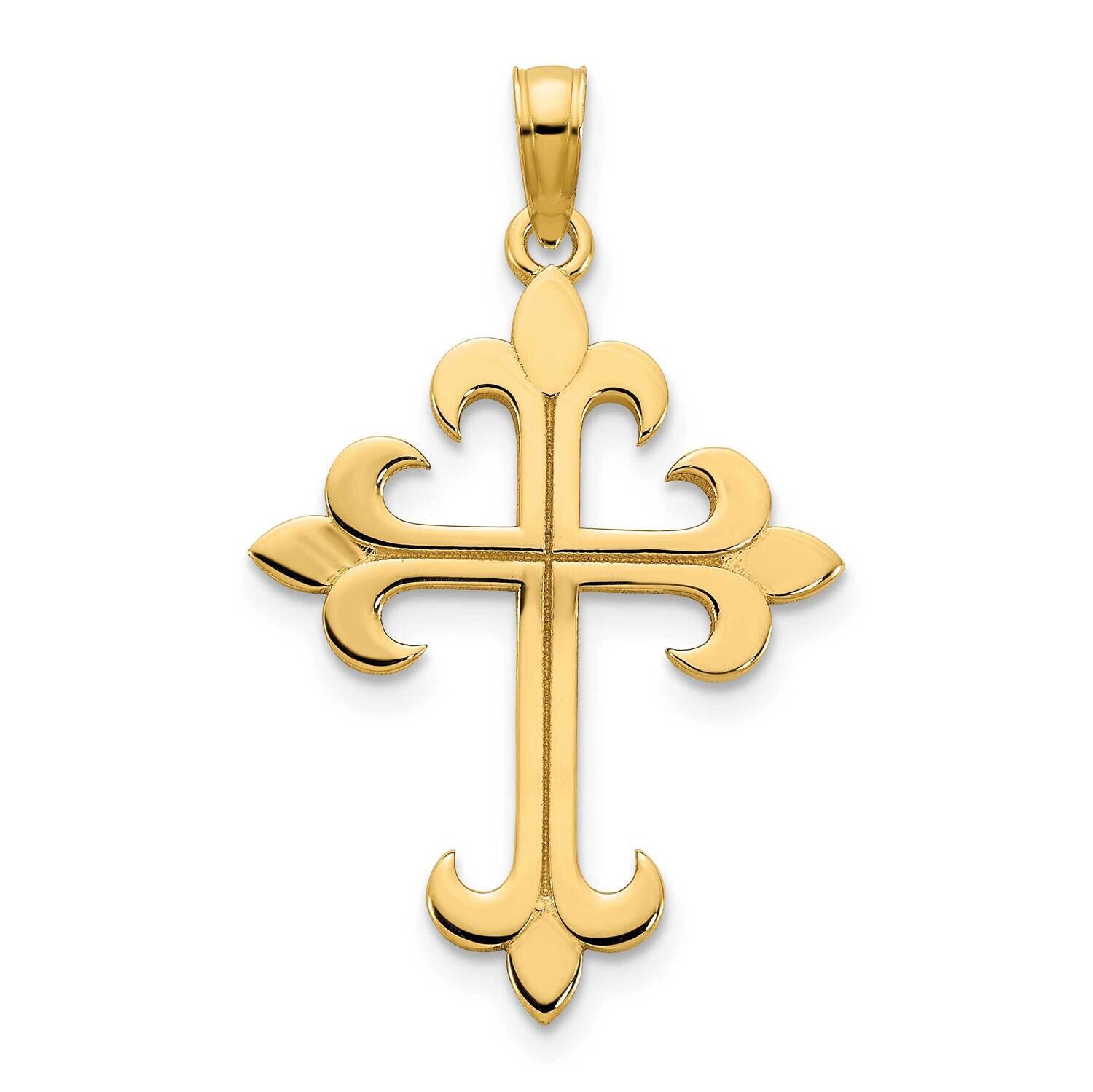 Cross Charm 14k Gold D5241, MPN: D5241,