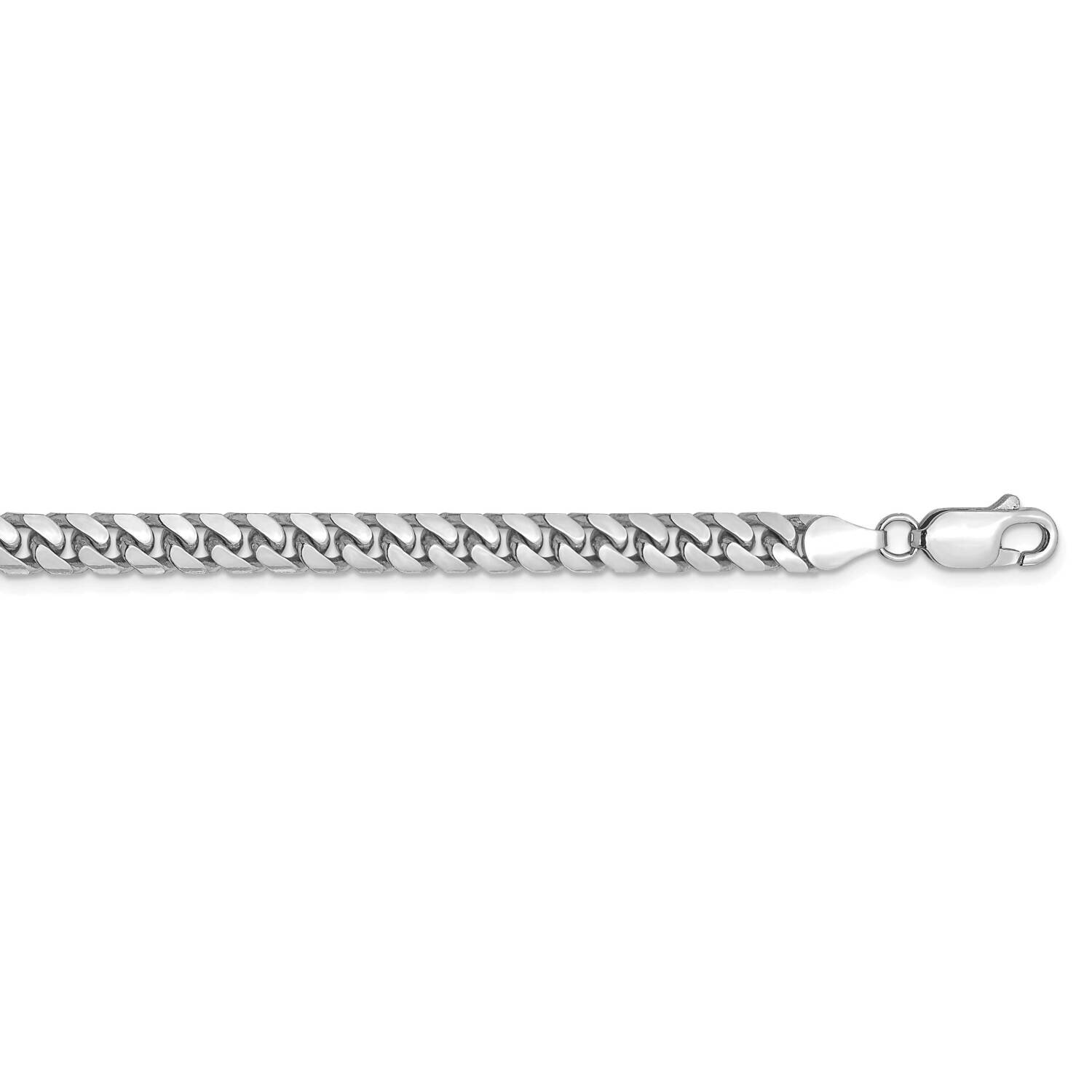 4.3mm Solid Miami Cuban Chain 22 Inch 14k White Gold DCU140W-22, MPN: DCU140W-22, 883957177823