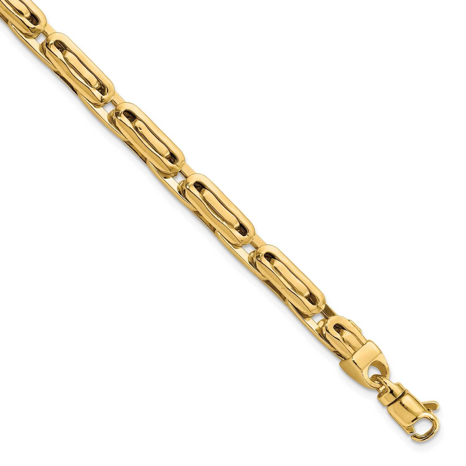Fancy Link Bracelet 14k Gold Polished FB1923-8.25, MPN: FB1923-8.25, 883957812977