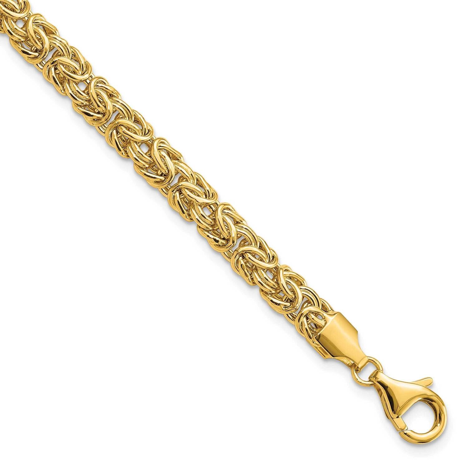 Fancy Link 7.5 Inch Bracelet 14k Gold Polished FB1951-7.5, MPN: FB1951-7.5, 883957811055