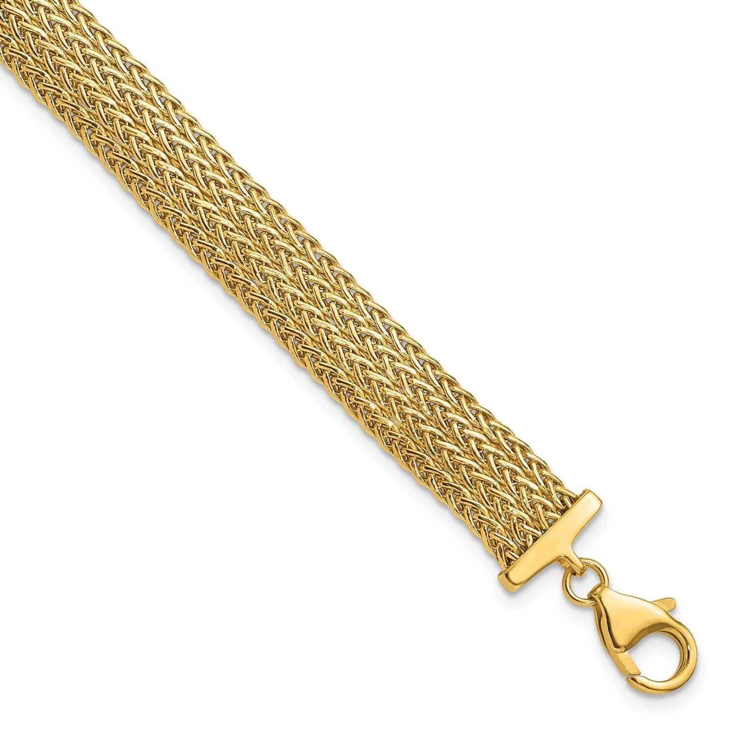 Fancy Bracelet 14k Gold Polished FB1969-7.5, MPN: FB1969-7.5, 883957810393