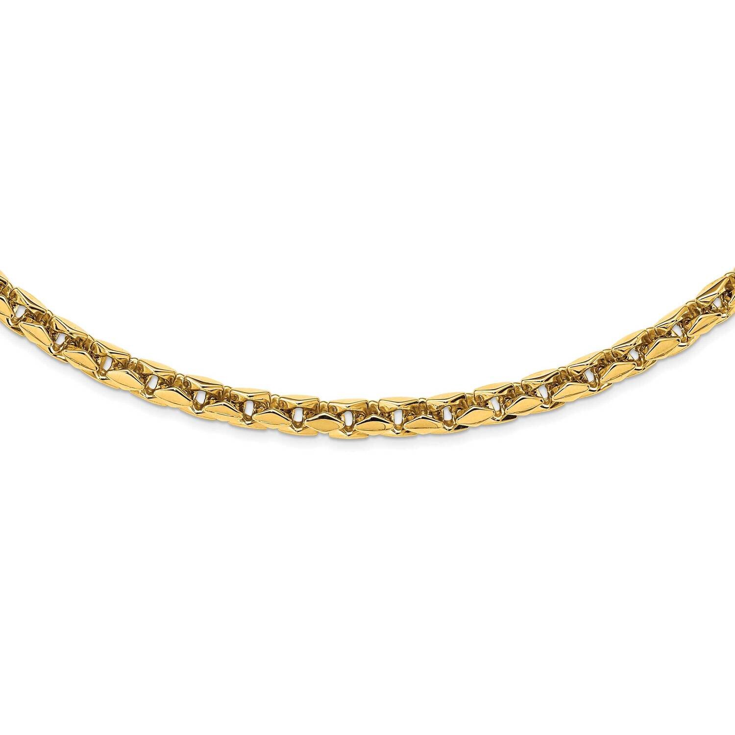 Chain Necklace 20 Inch 14K Yellow Gold Polished GB266-20