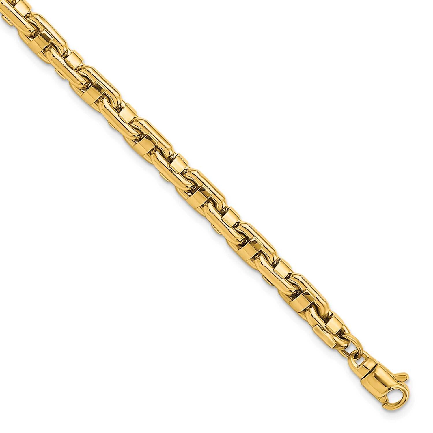 Yellow Polished Fancy Link Men&#39;s Bracelet 14k Gold GB271-8.5, MPN: GB271-8.5, 883957810416