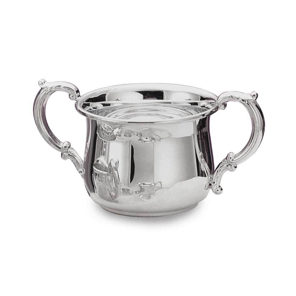 Heavy Gauge Double Hollow Handle Baby Cup Sterling Silver GP427