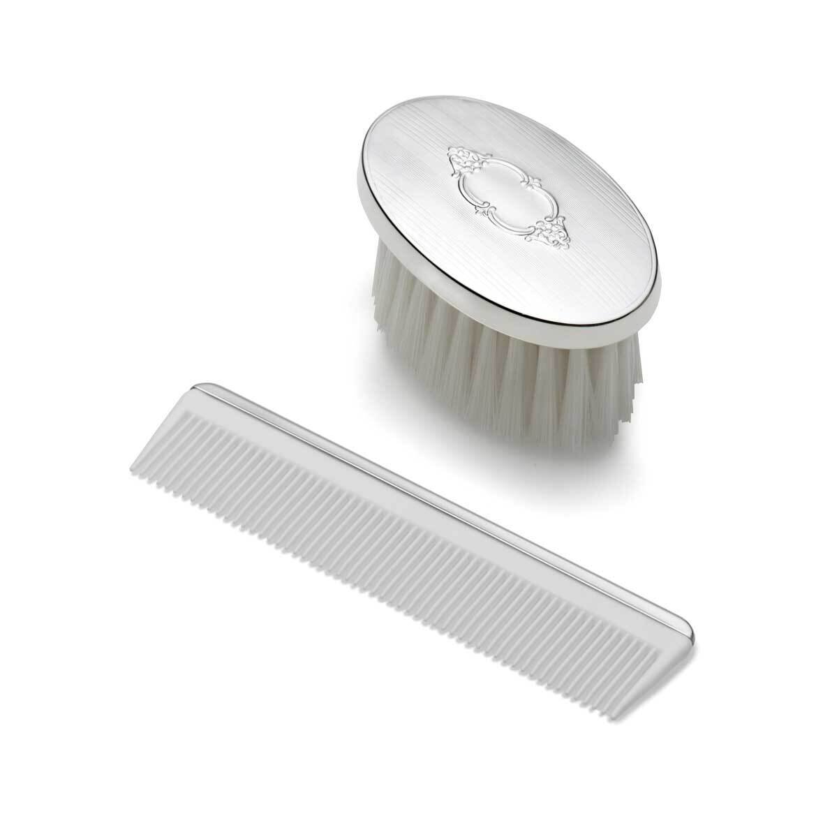 Boys Brush &amp; Comb Set Sterling Silver GP477, MPN: GP477, 781642001586