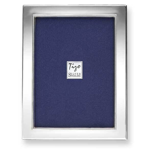 925 Beaded 4x6 Photo Picture Frame Sterling Silver GP8949, MPN: GP8949,