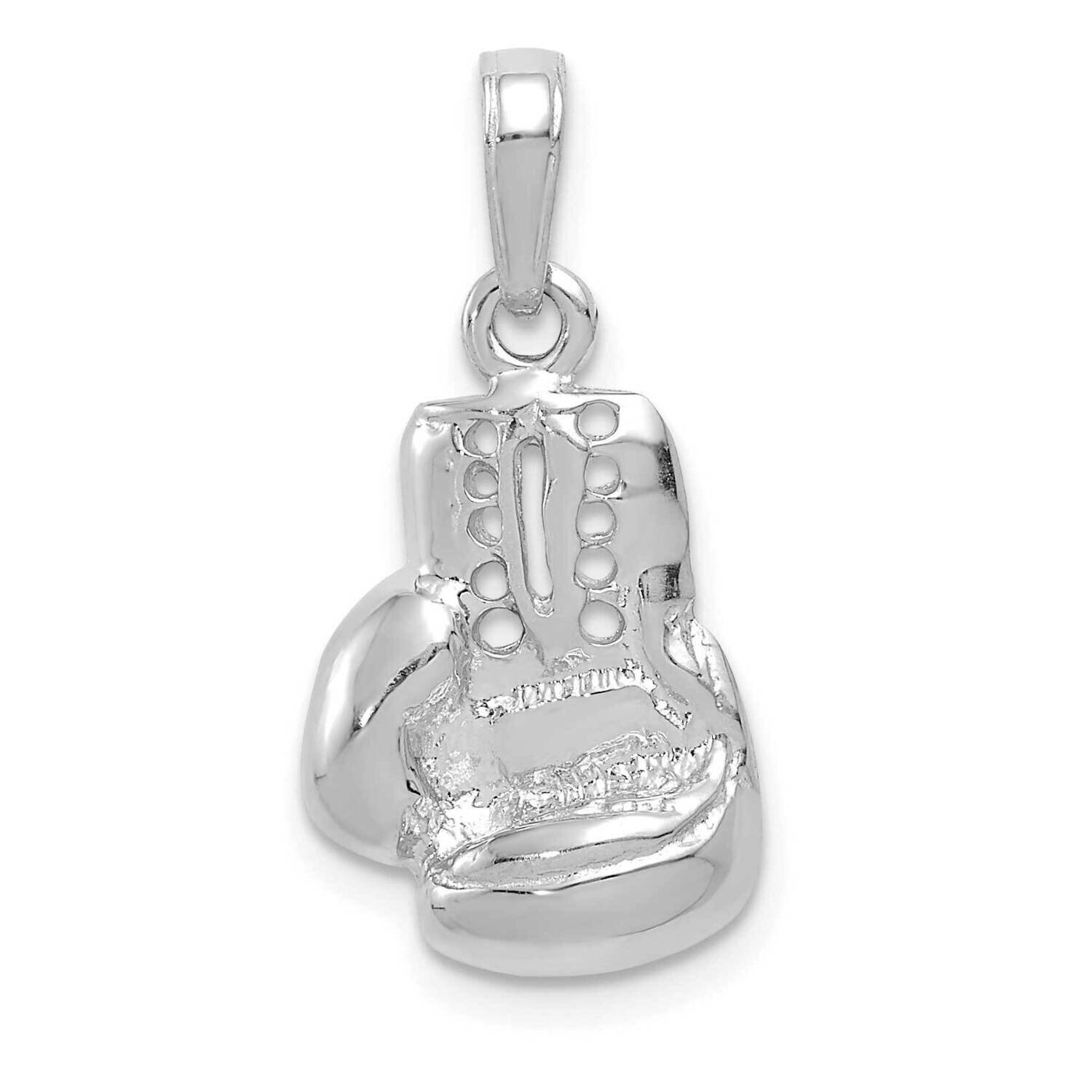 Lg Boxing Glove Charm 14k White Gold K4962W, MPN: K4962W,