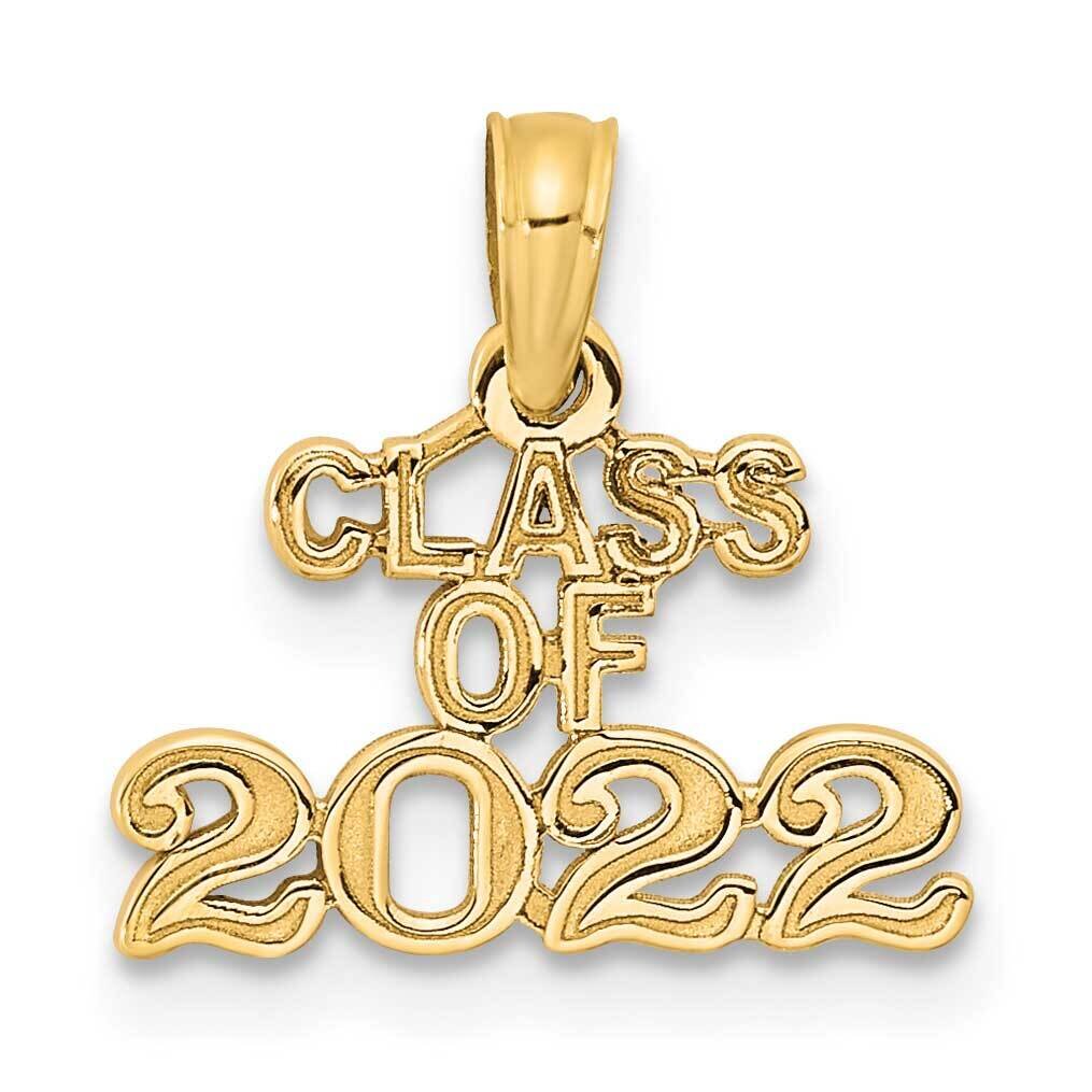 Block Class of 2022 Charm 14k Gold K9936, MPN: K9936, 196904076453