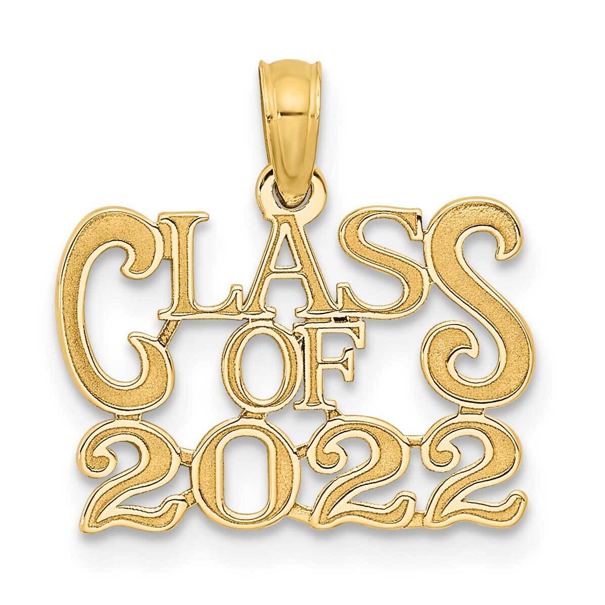 Class of 2022 Graduation Charm 14k Gold K9938