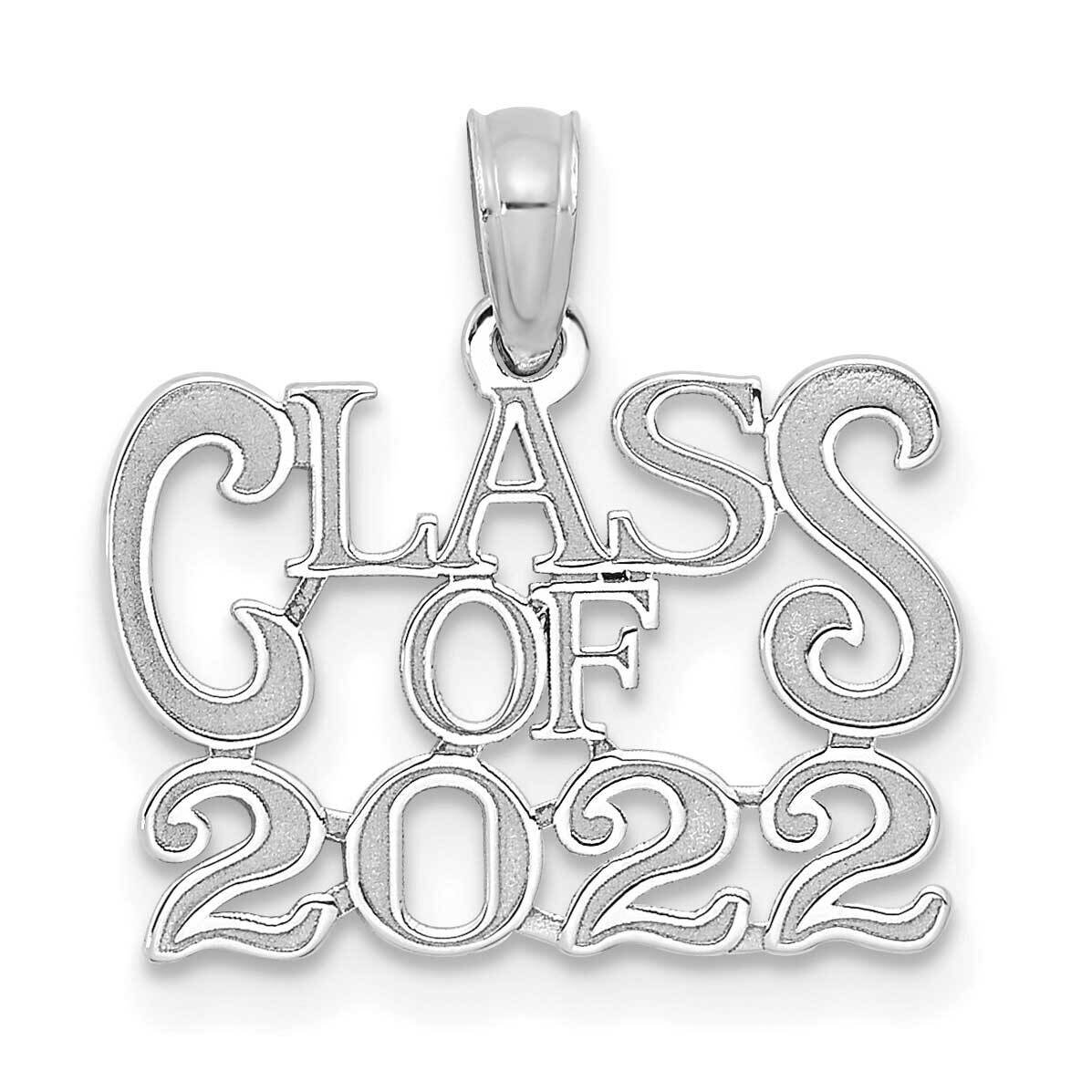 Class of 2022 Graduation Charm 14k White Gold K9938W, MPN: K9938W, 196904069660